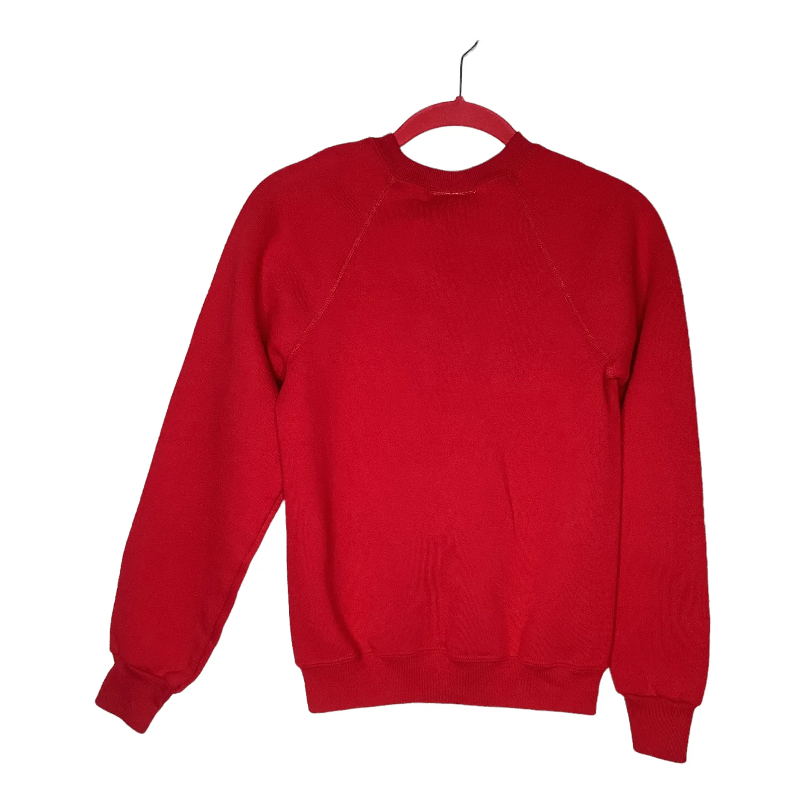 Vintage Sweatshirt Kid Large 80s 90s Red Three Bears Sturdy Sweats Crew Neck by Lee - Image 2