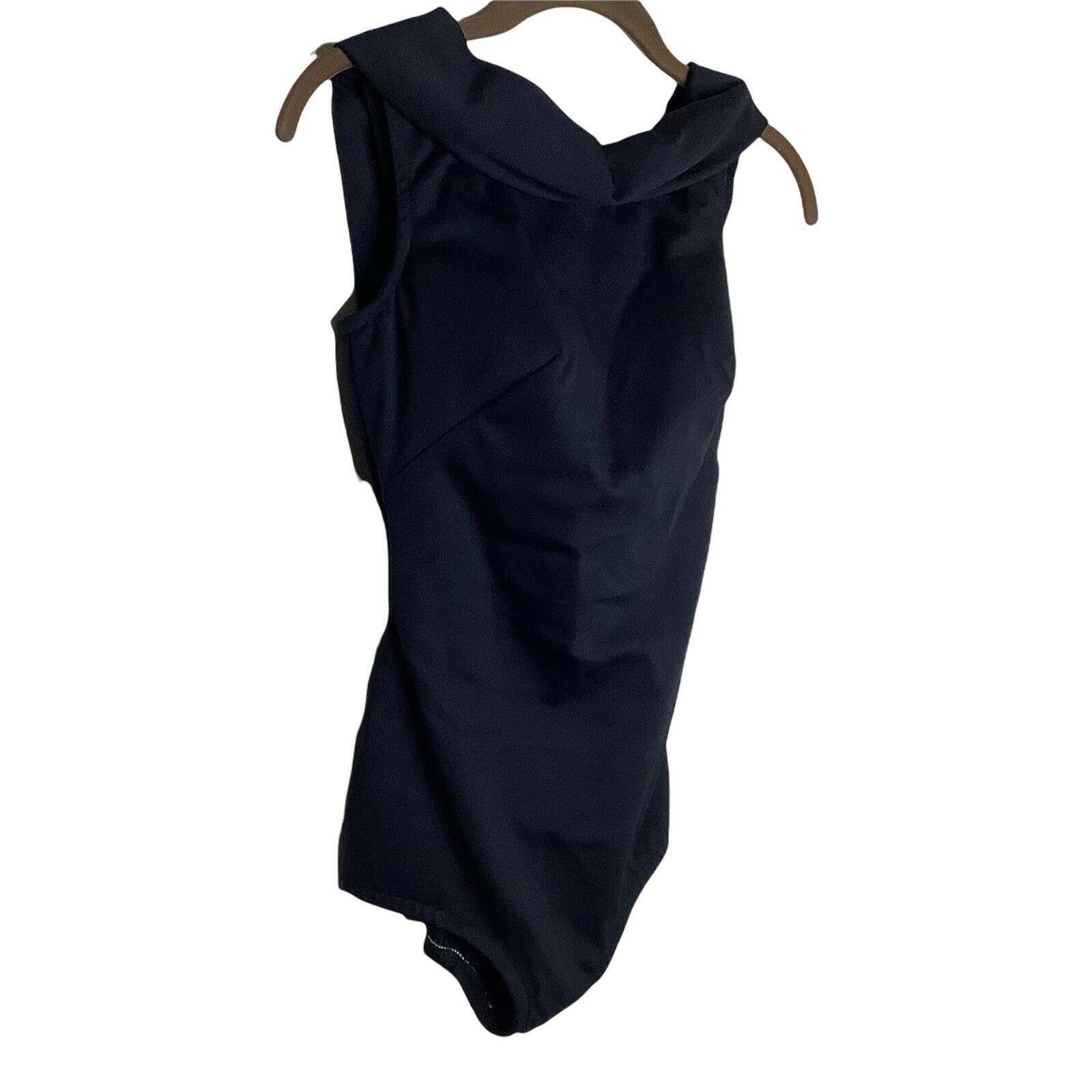 Vintage Swimsuit Xs/s 60s Cowl Neck Back Tie Pinup Rockabilly by Rose Marie Reid - Image 8
