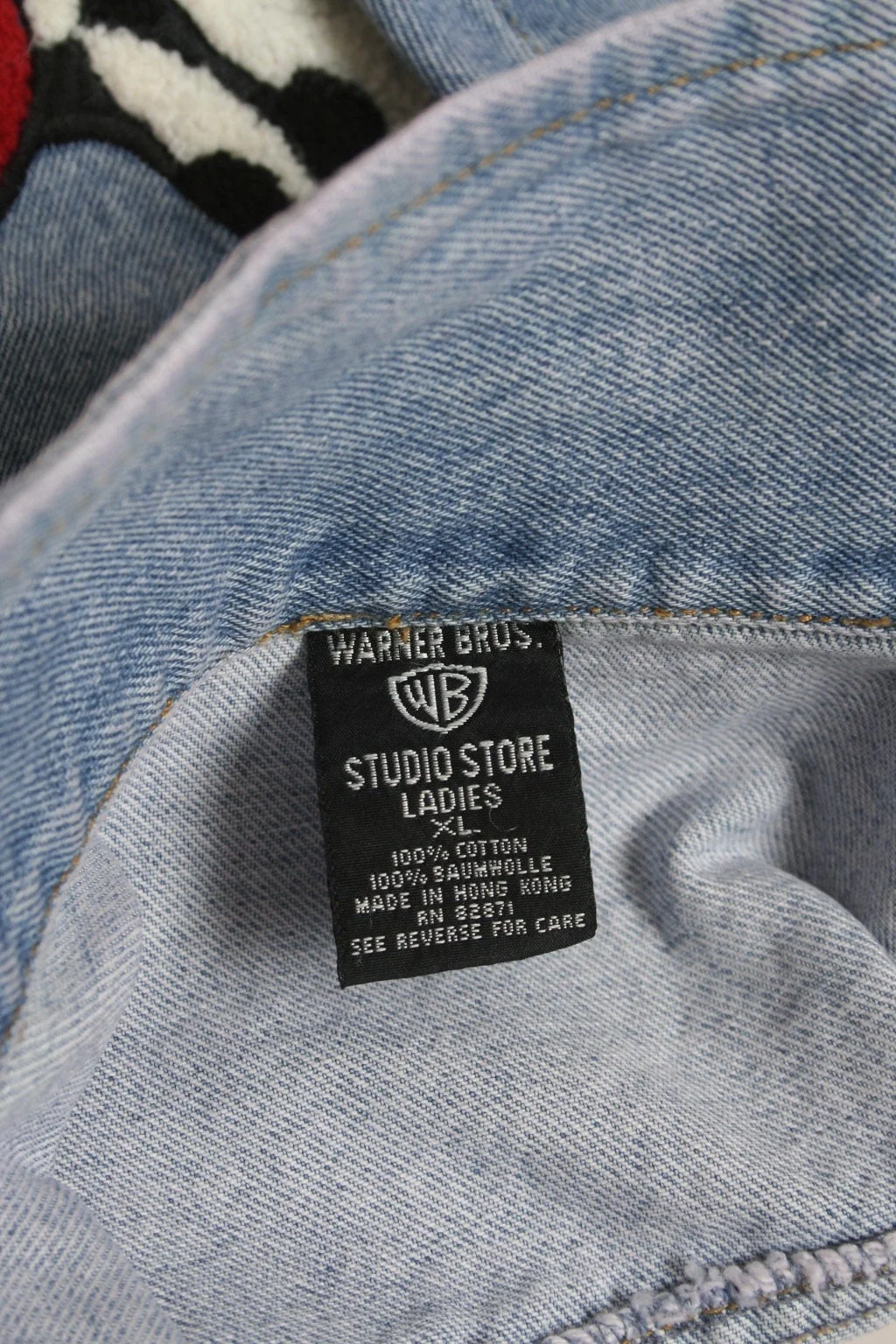 Vintage Sylvester and Tweety Bird Denim Vest 90s Looney Tunes Sleeveless Jean Button Up Vest Large by Warner Brothers - Image 9