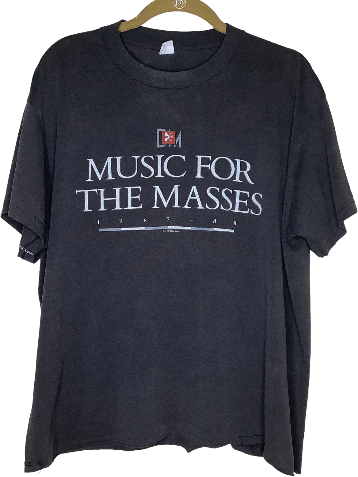 Vintage T-Shirt 80s Music for The Masses Concert Tour Single Stitch by Depeche mode
