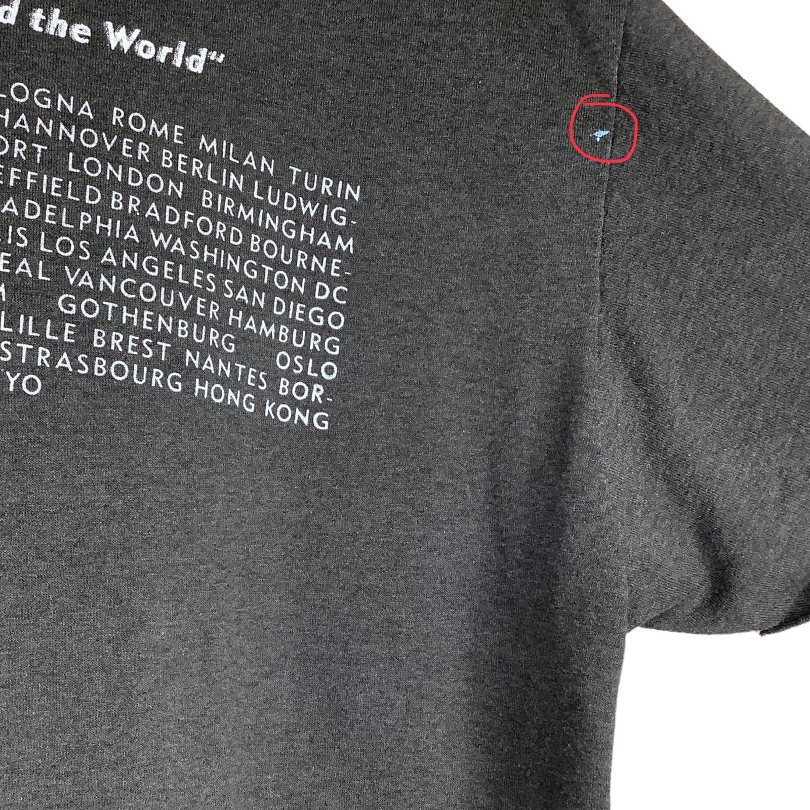 Vintage T-Shirt 80s Music for The Masses Concert Tour Single Stitch by Depeche mode - Image 11