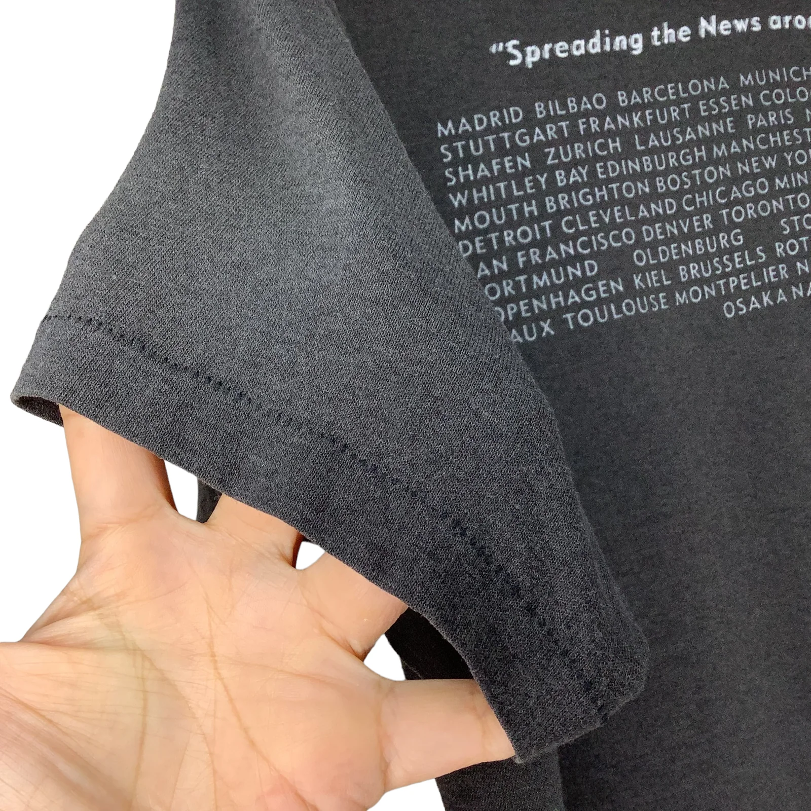 Vintage T-Shirt 80s Music for The Masses Concert Tour Single Stitch by Depeche mode - Image 6