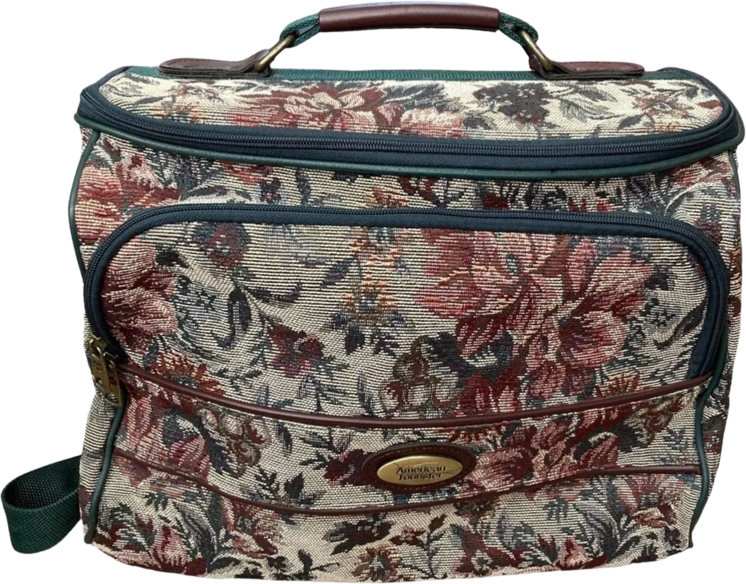Vintage Tapestry Floral Bag Mary Poppins Travel Bag Carry On by American Tourister