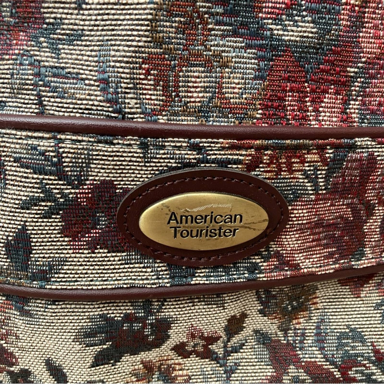 Vintage Tapestry Floral Bag Mary Poppins Travel Bag Carry On by American Tourister - Image 10