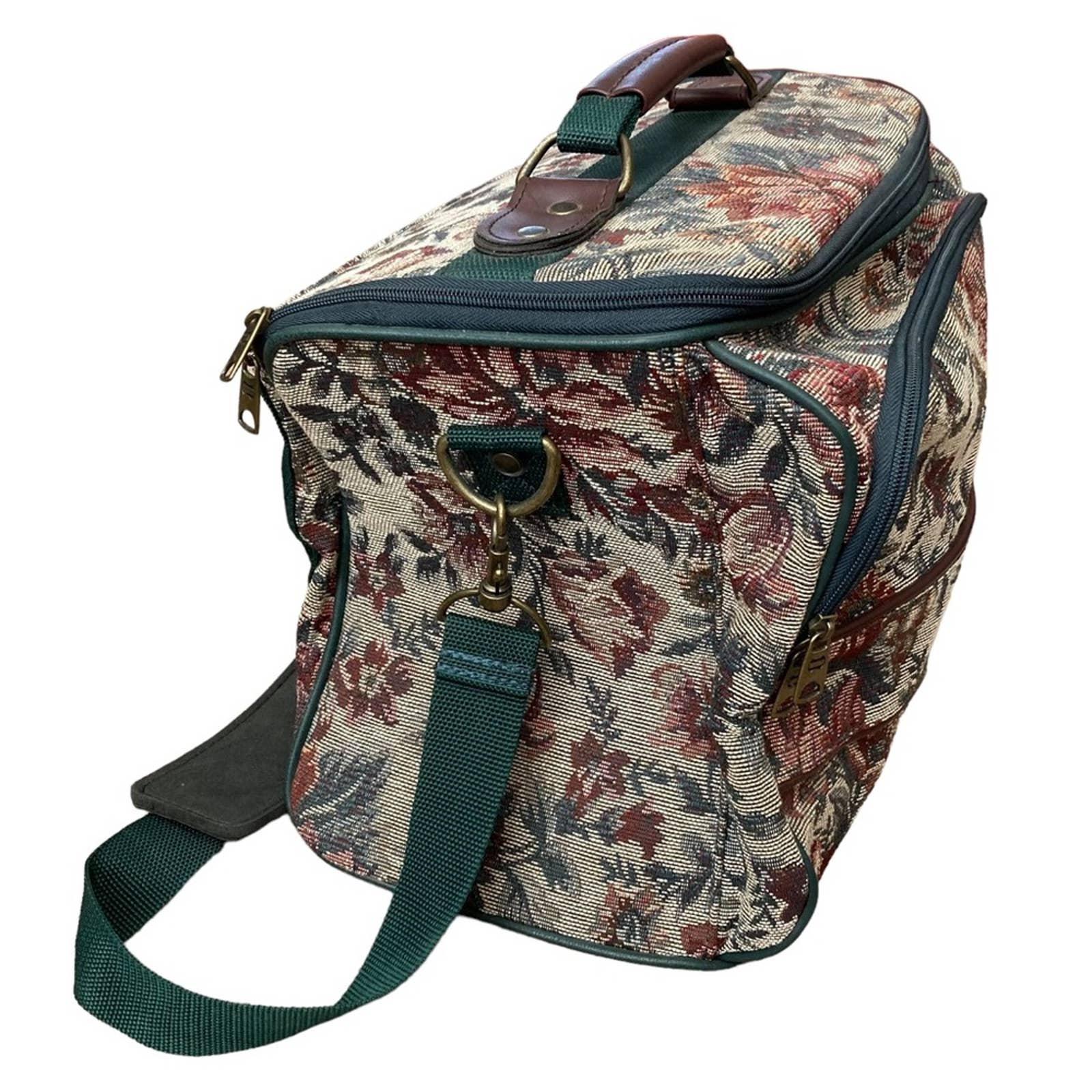 Vintage Tapestry Floral Bag Mary Poppins Travel Bag Carry On by American Tourister - Image 2