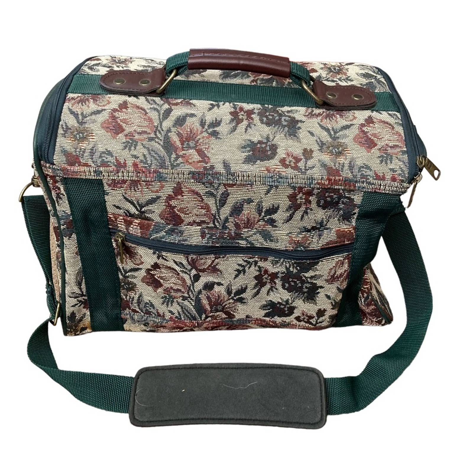 Vintage Tapestry Floral Bag Mary Poppins Travel Bag Carry On by American Tourister - Image 3