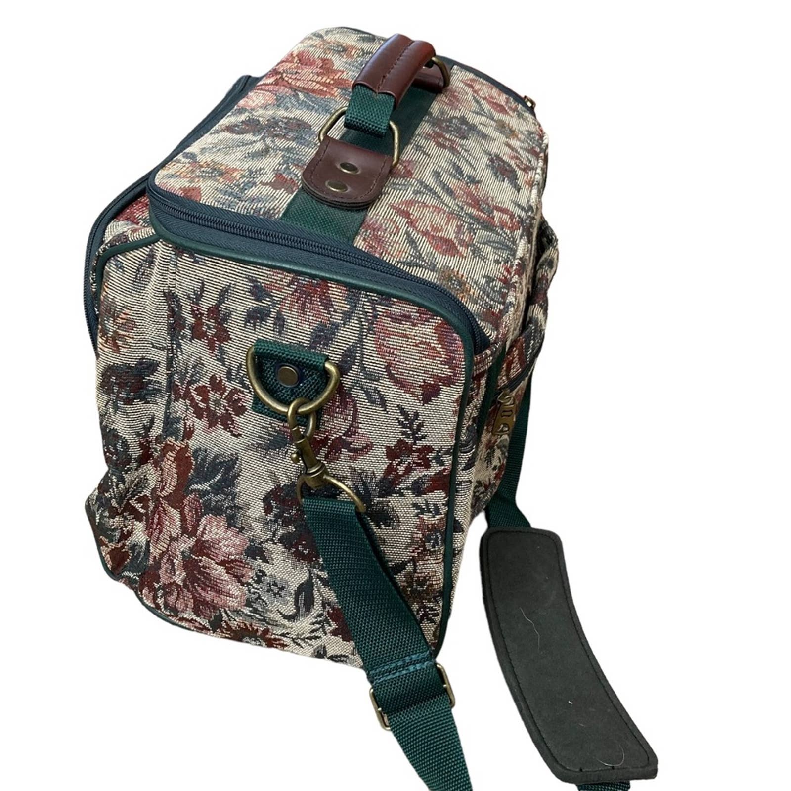 Vintage Tapestry Floral Bag Mary Poppins Travel Bag Carry On by American Tourister - Image 4