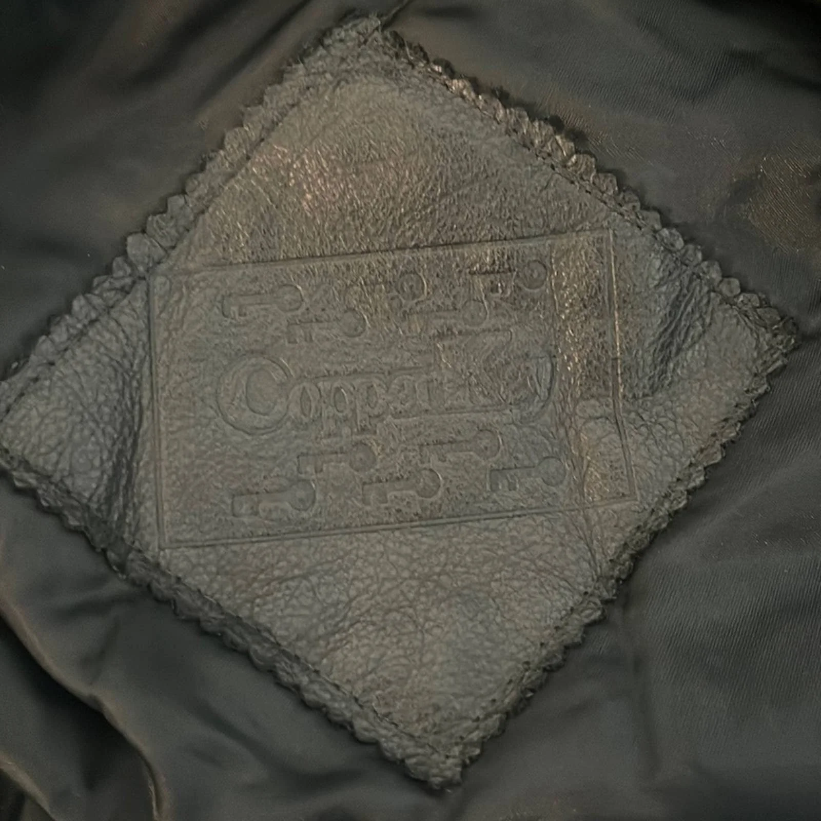 Vintage Teal Leather Bomber Jacket - Image 2
