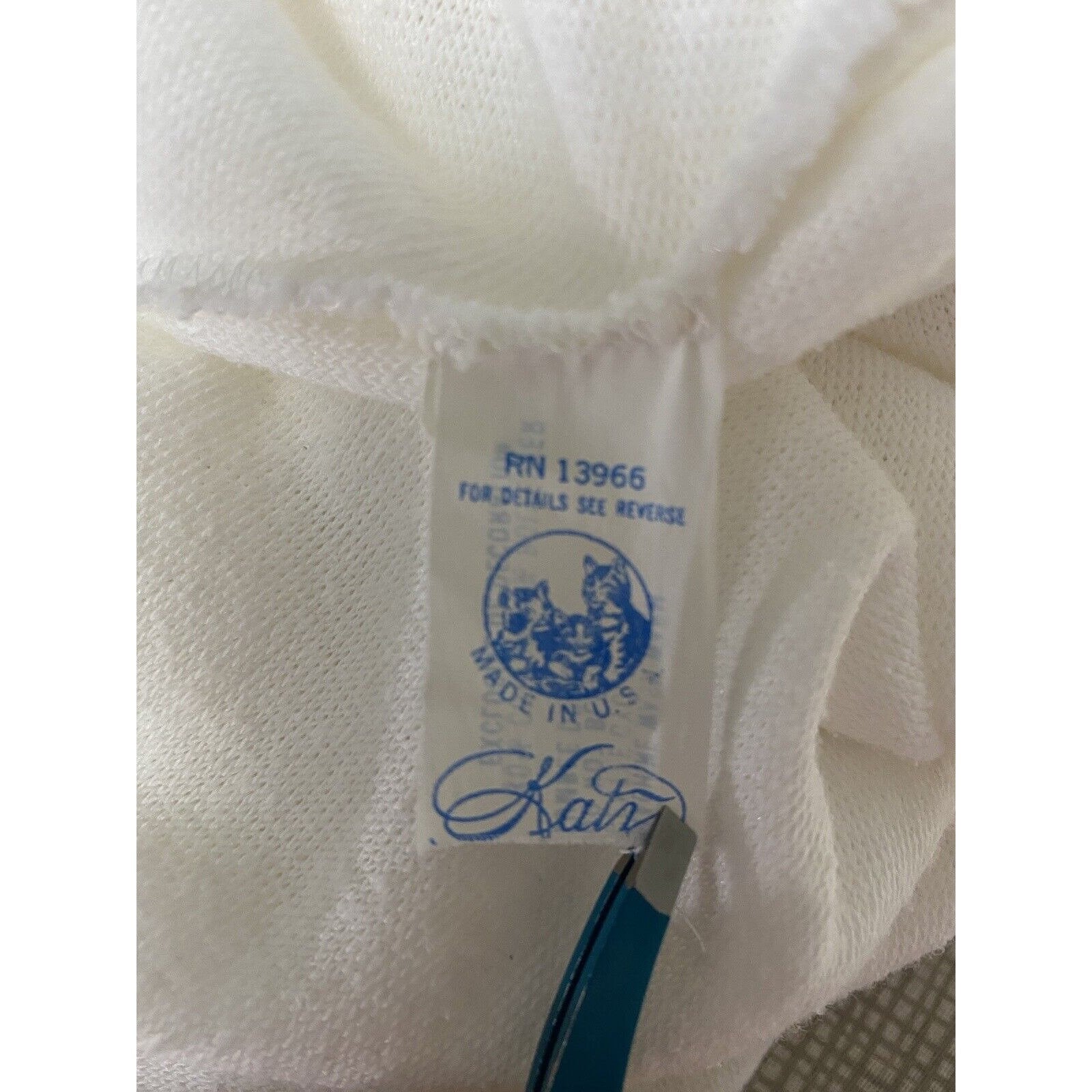 Vintage Terry Cloth Katz Swim Cover Nightgown Robe White Talon Zip 70s by Katz - Image 8