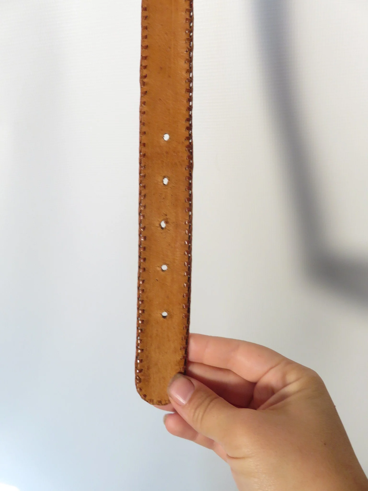 Vintage Tooled Leather Made In Guatemala Belt Size 32 - Image 7