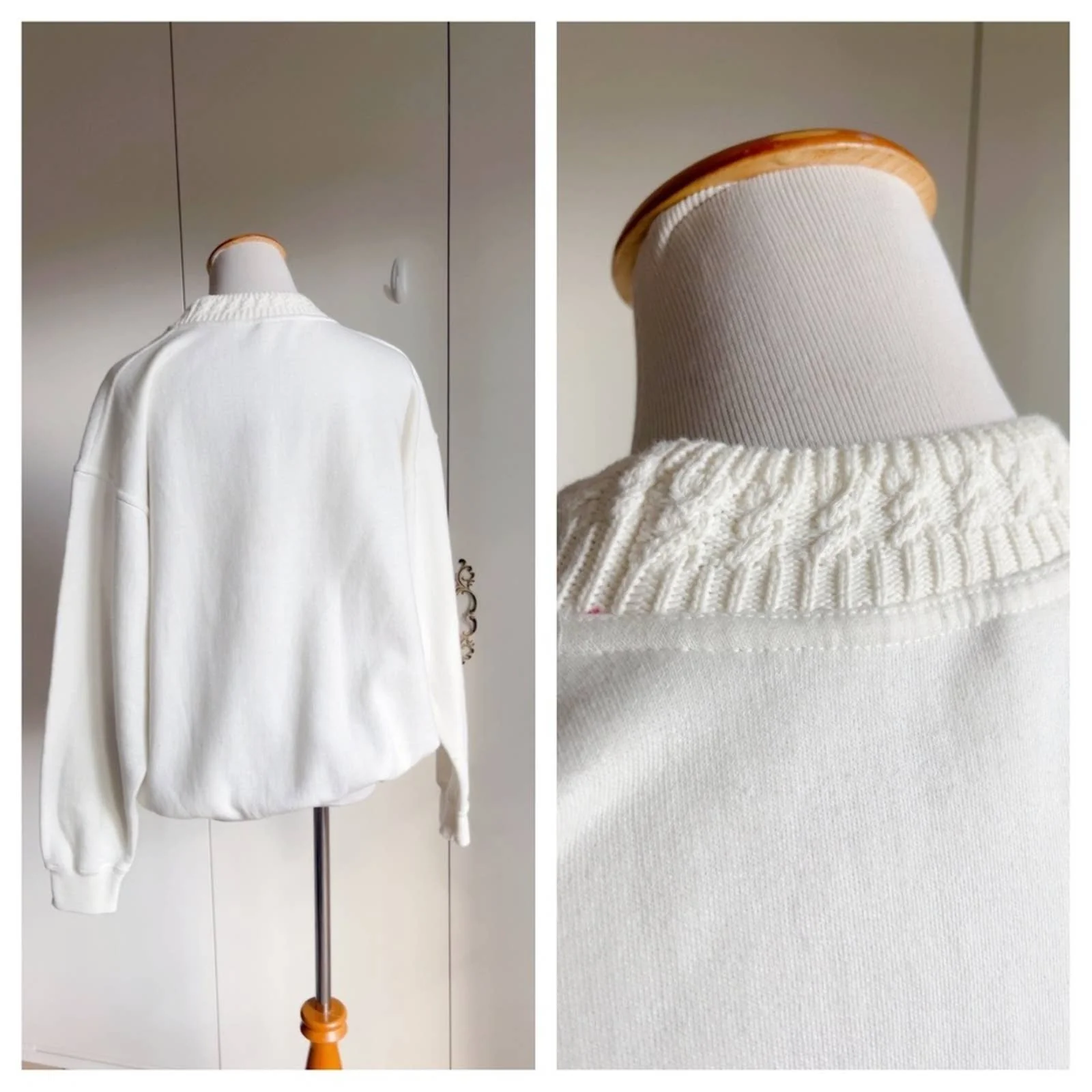 Vintage Tourist Sweatshirt Sydney Australia Cream Front Embroidered Logo Unisex - Image 7