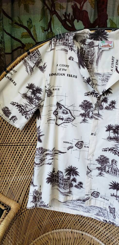 Vintage Tropical Isles Men's Shirt by Evergreen Island Made In Hawaii by Evergreen Island - Image 7