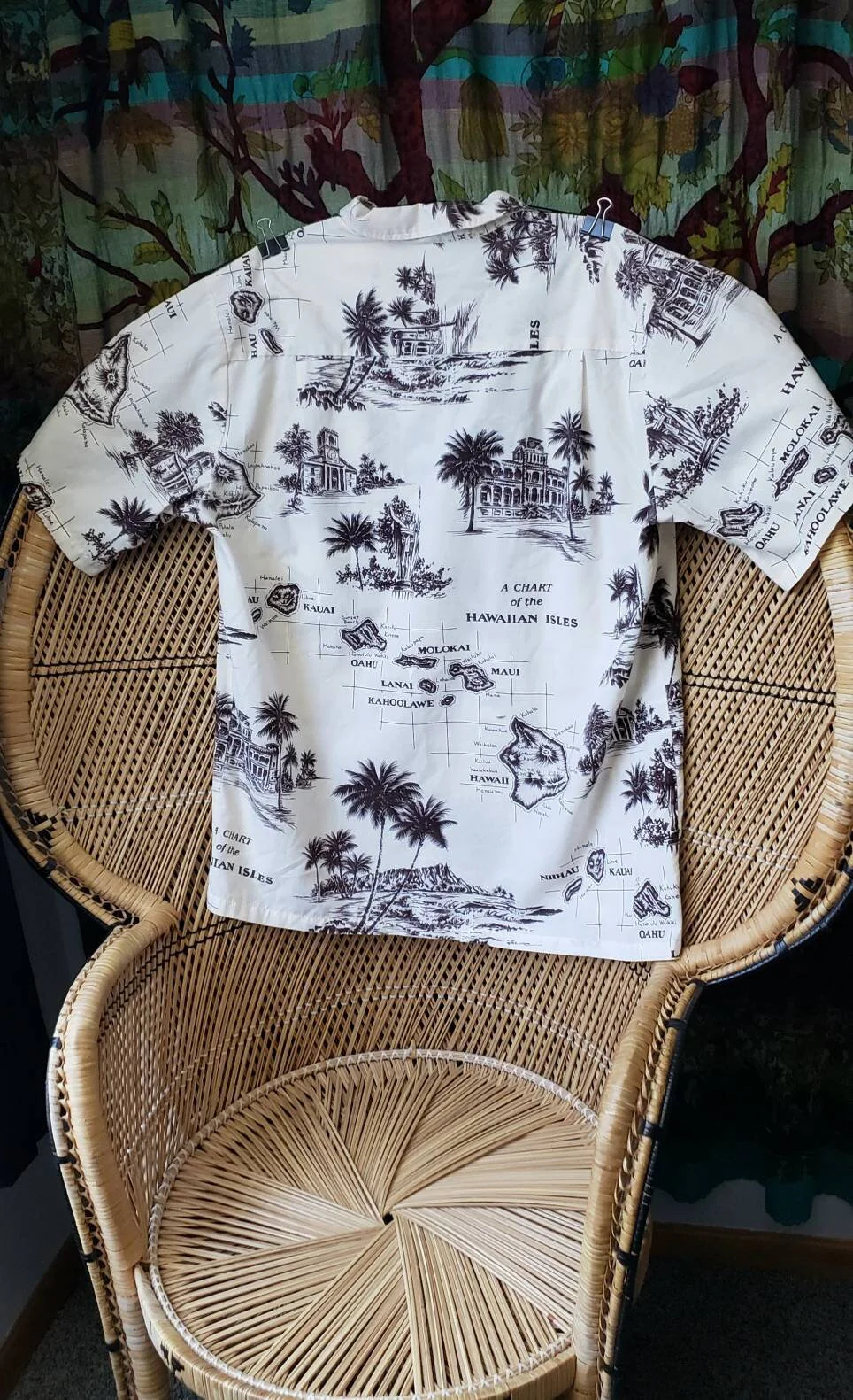 Vintage Tropical Isles Men's Shirt by Evergreen Island Made In Hawaii by Evergreen Island - Image 8