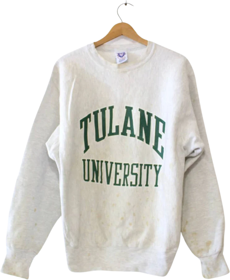 Vintage Tulane University Sweatshirt Xl by MV Sport