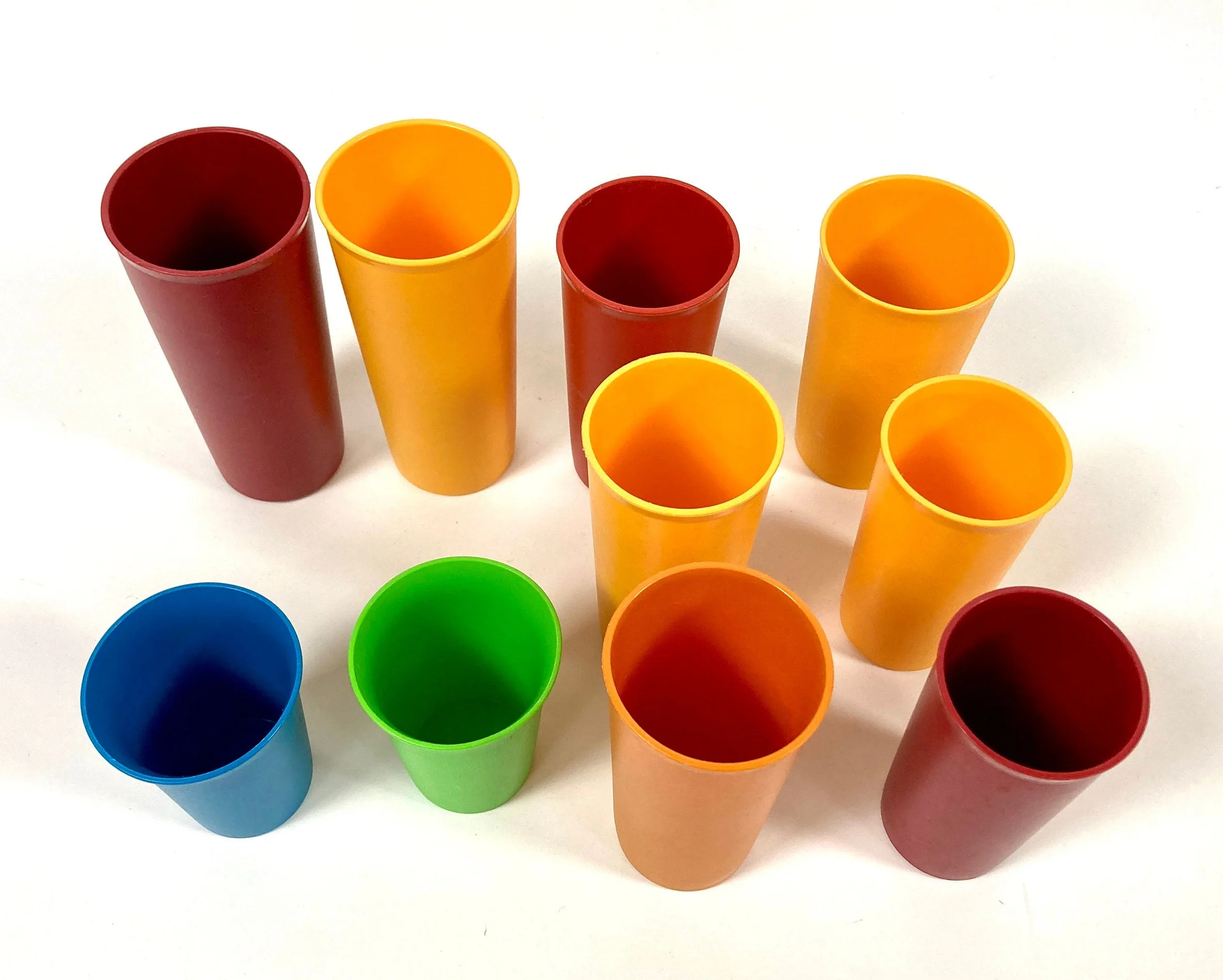 Vintage Tupperware Drinking Cups Kitschy Kitchen Cups Drinking Tumbler Glasses by Tupperware - Image 2