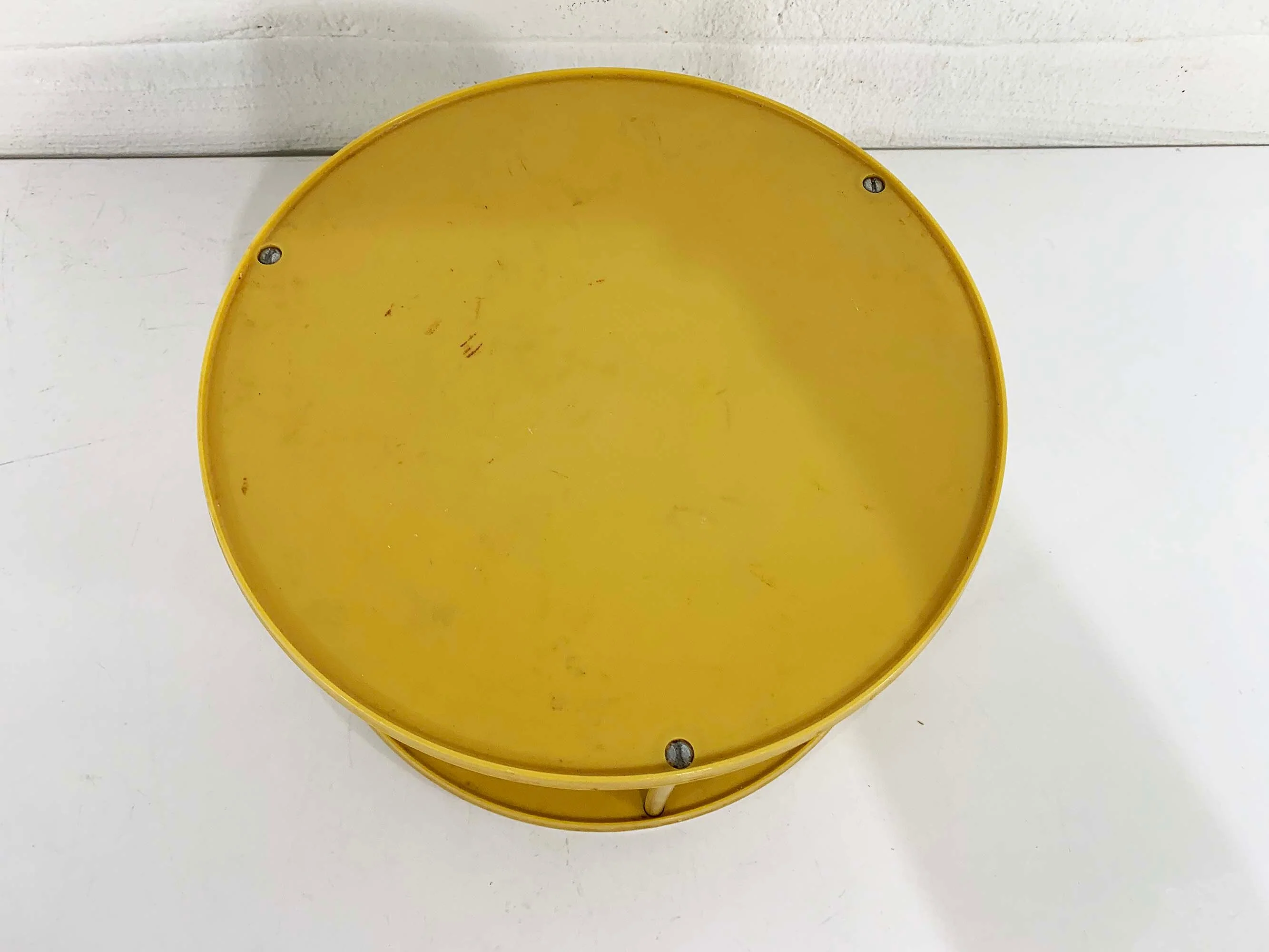 Vintage Turntable Tupperware Yellow Lazy Susan Turn Table Retro Storage Plastic Pantry Kitchen Organization 70s by Rubbermaid - Image 3