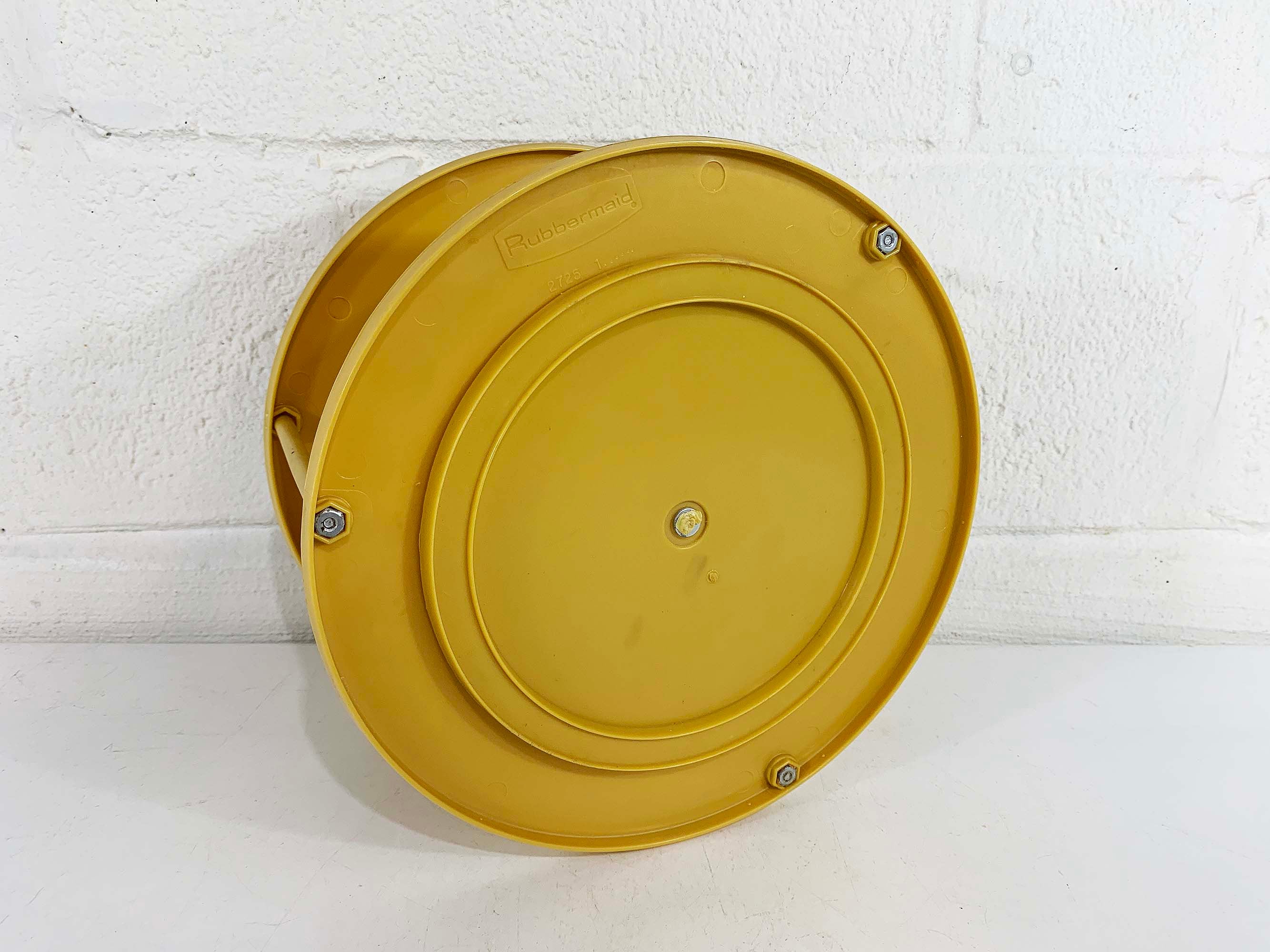 Vintage Turntable Tupperware Yellow Lazy Susan Turn Table Retro Storage Plastic Pantry Kitchen Organization 70s by Rubbermaid - Image 5