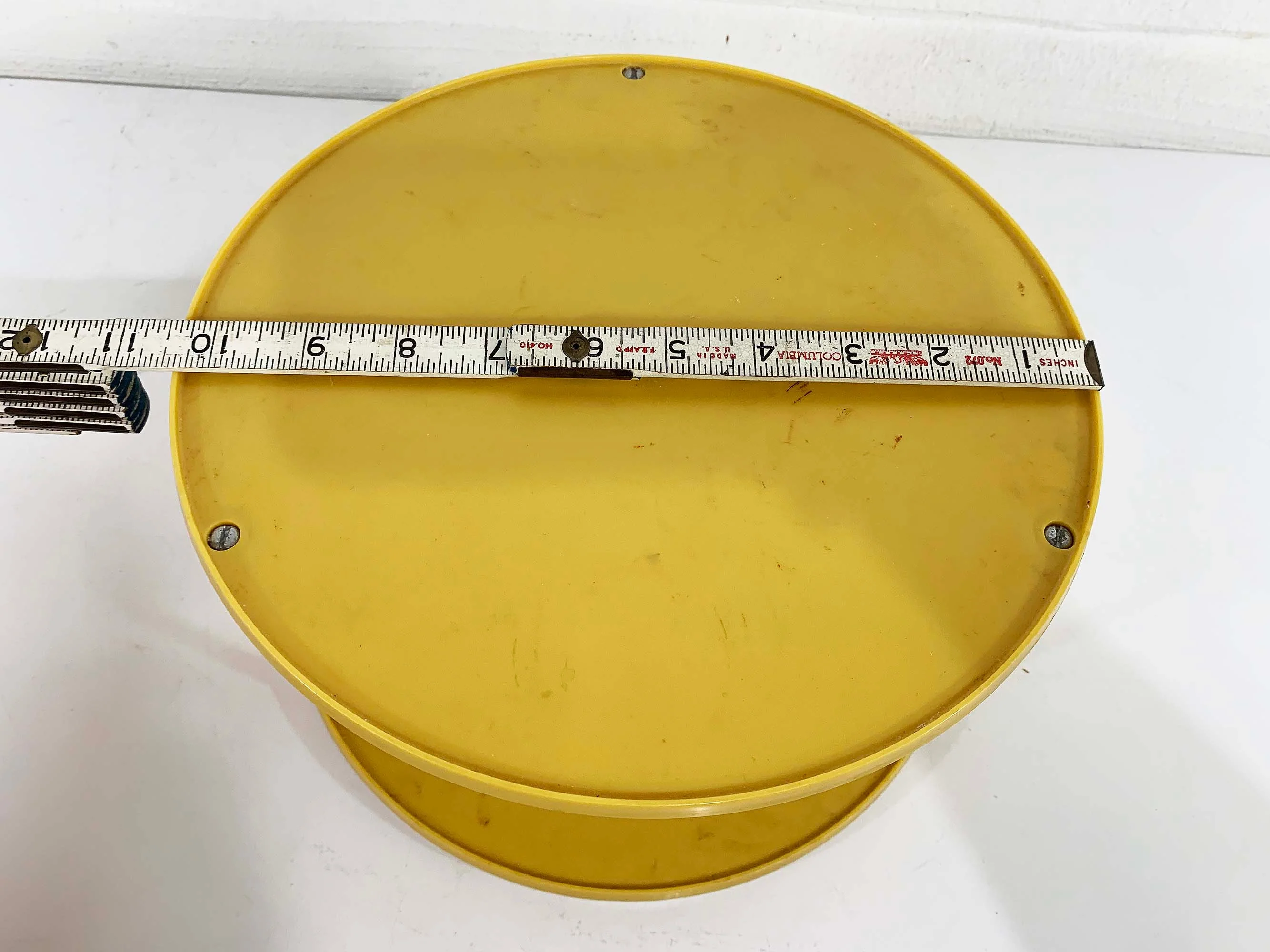Vintage Turntable Tupperware Yellow Lazy Susan Turn Table Retro Storage Plastic Pantry Kitchen Organization 70s by Rubbermaid - Image 7