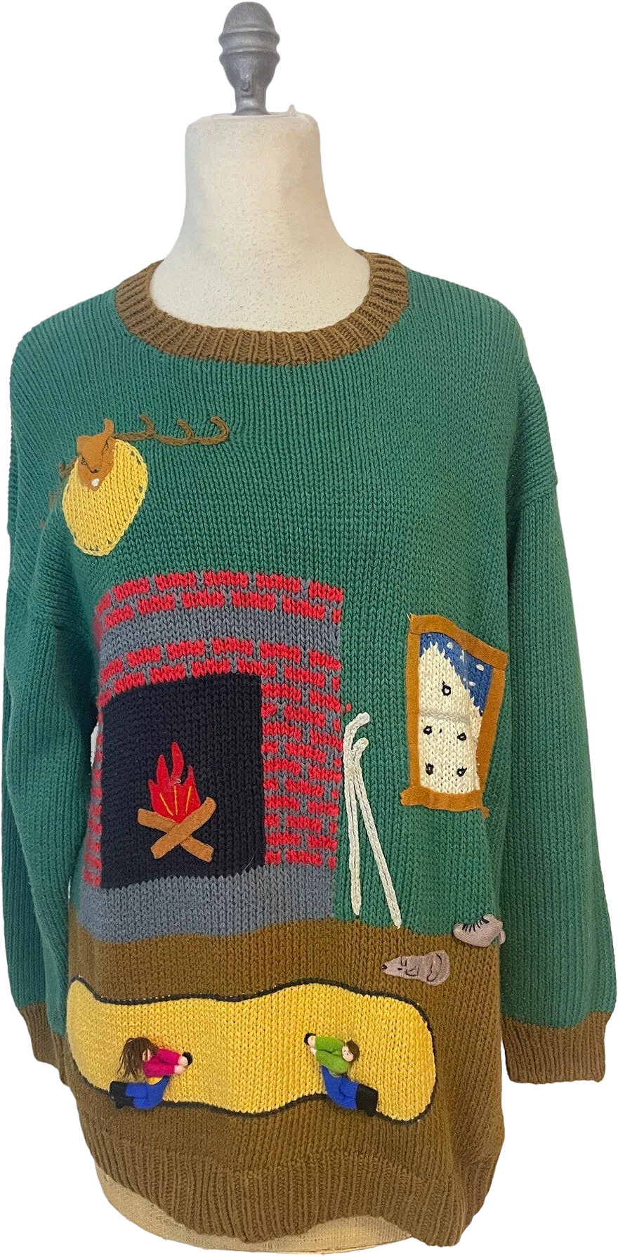 Vintage Ugly Christmas Sweater Handicraft Puru by Handicraft