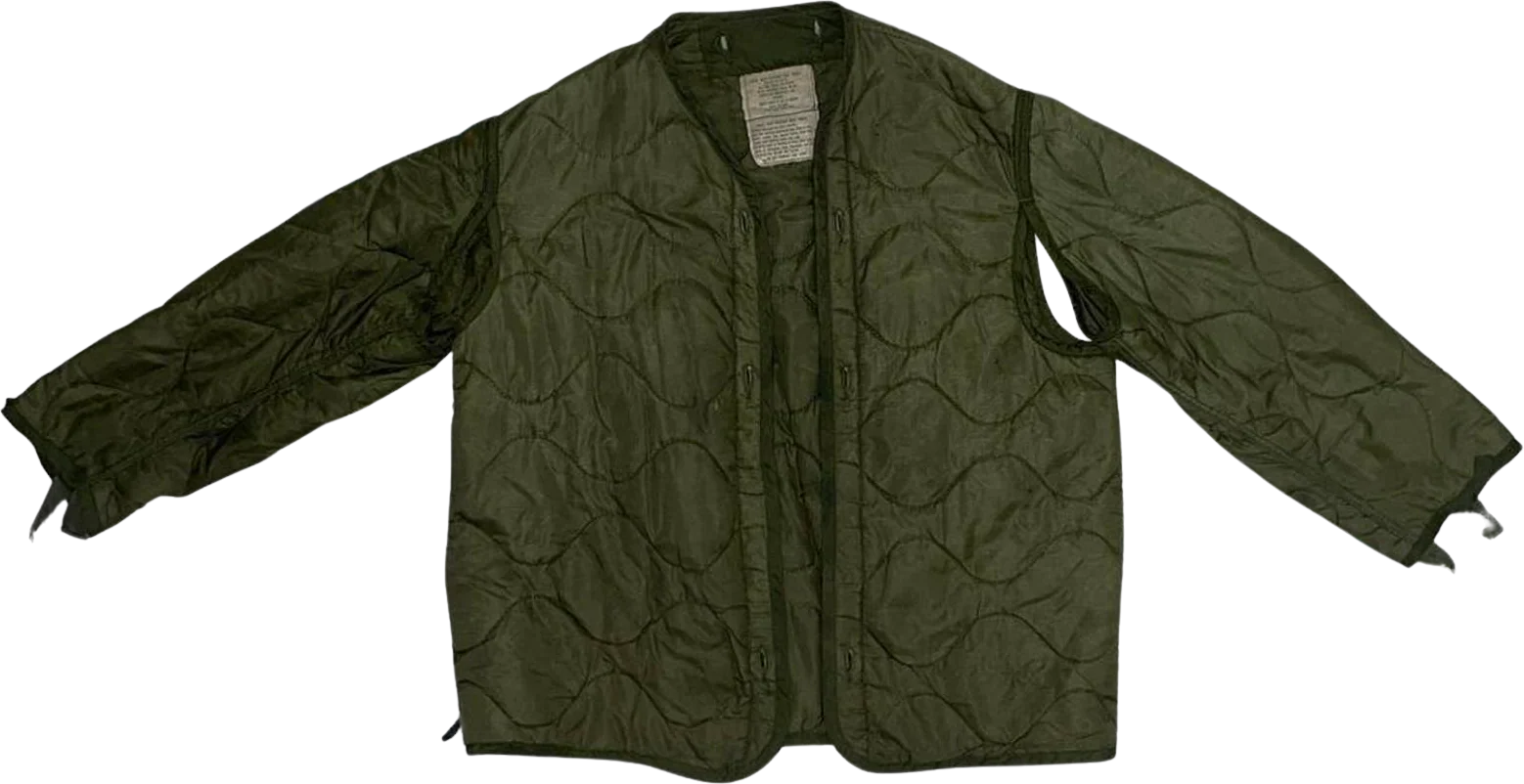 Vintage Us Army Quilted M 65 Jakcket Liner