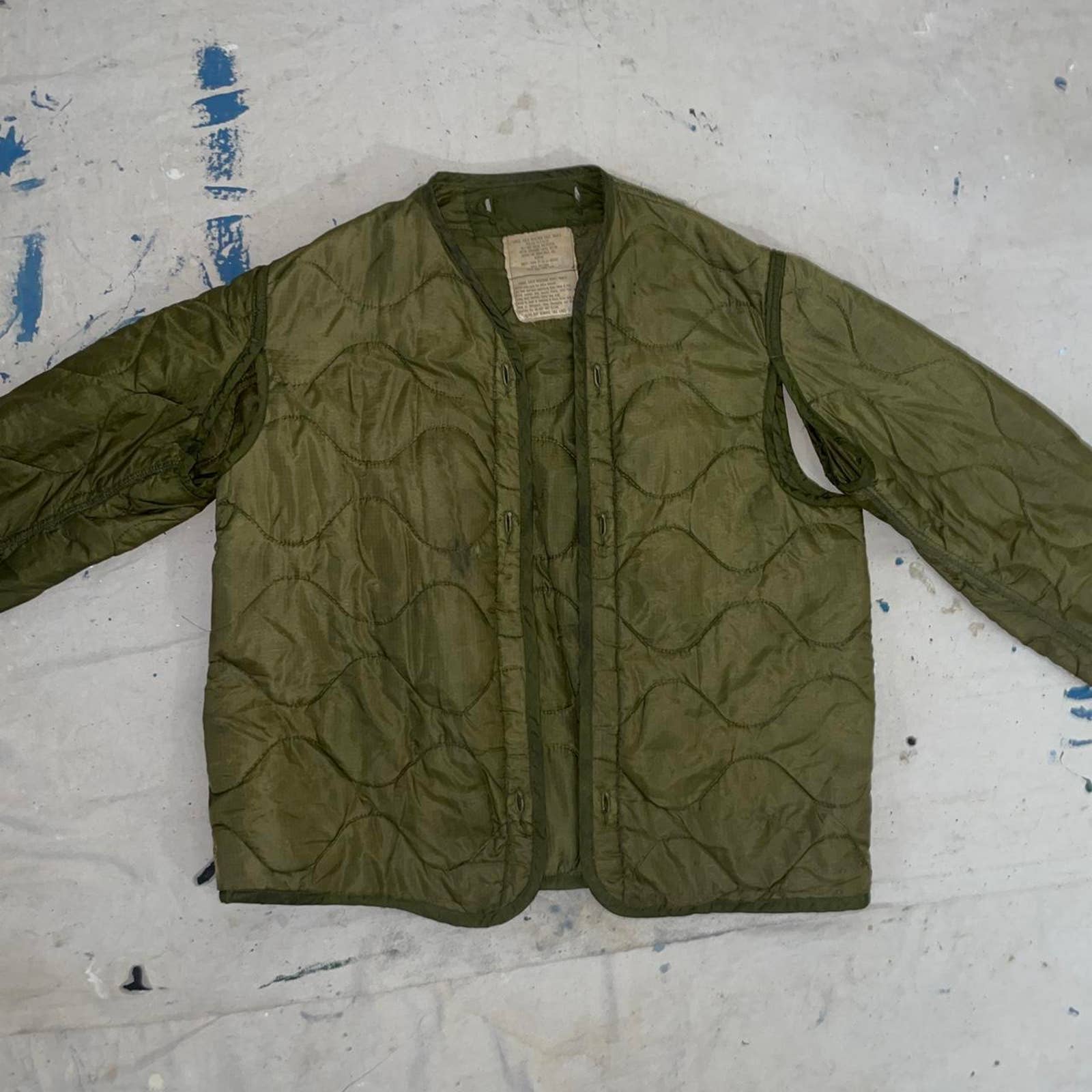 Vintage Us Army Quilted M 65 Jakcket Liner - Image 3