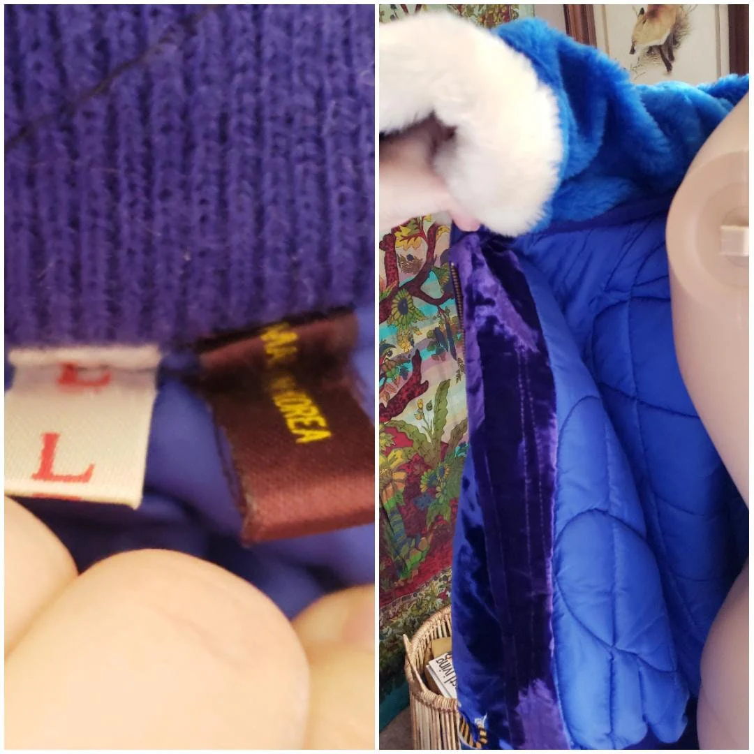 Vintage Velvet Coat and Detachable Hood - Image 10