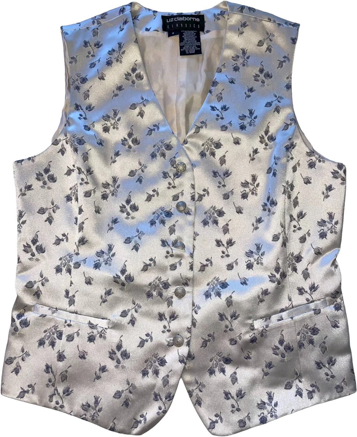 Vintage Vest Sz 8 Euc by Liz Claiborne