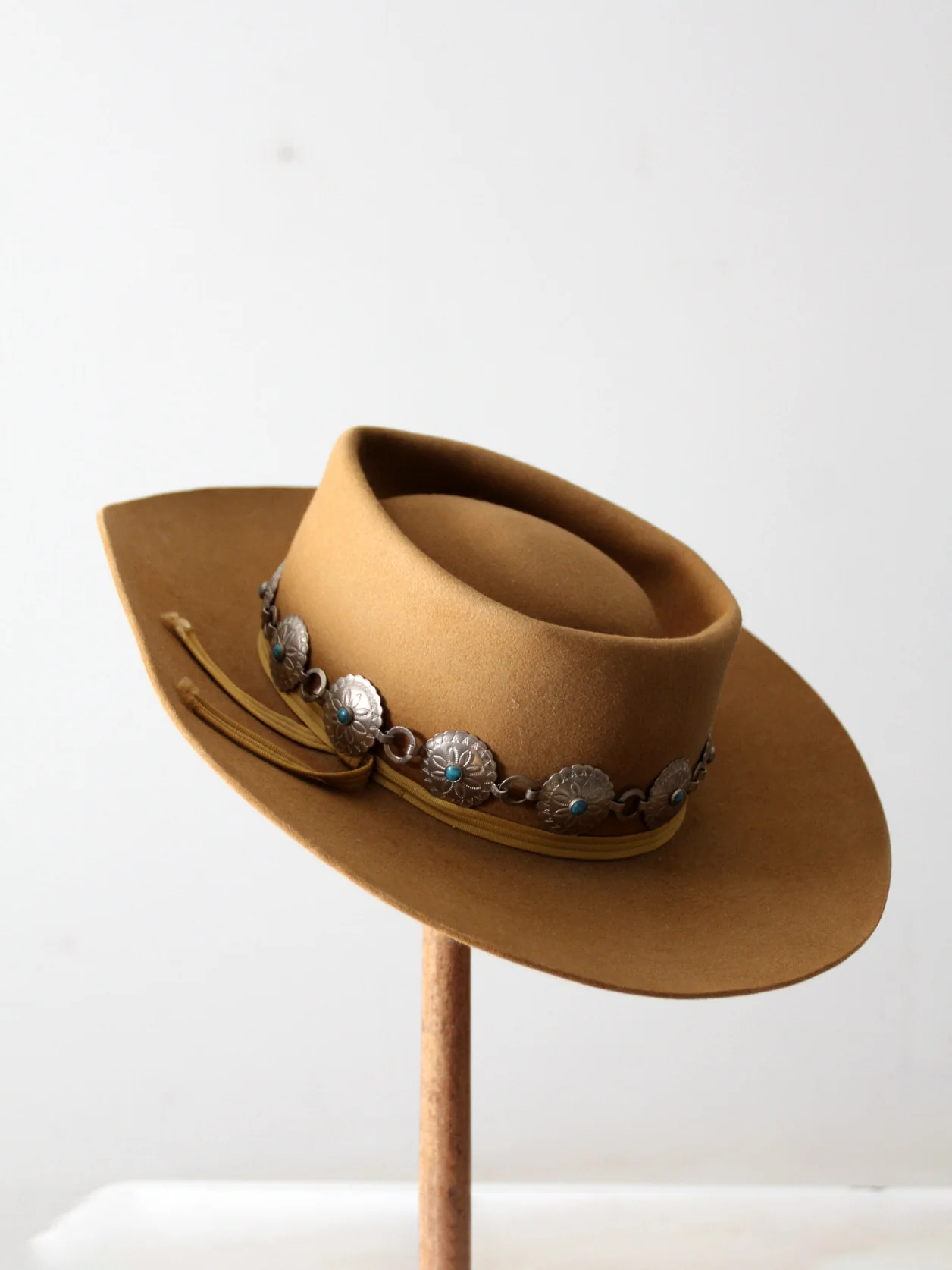 Vintage Westchester Concho Belt Western Hat - Image 3