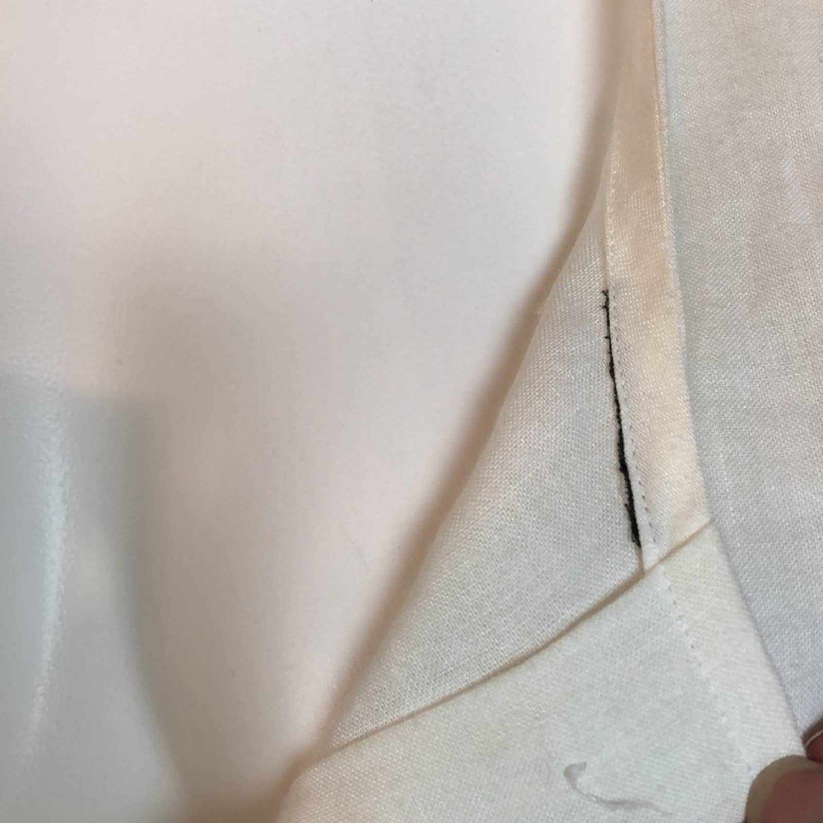 Vintage White Lacey Prairie Button Up Dress - Image 9