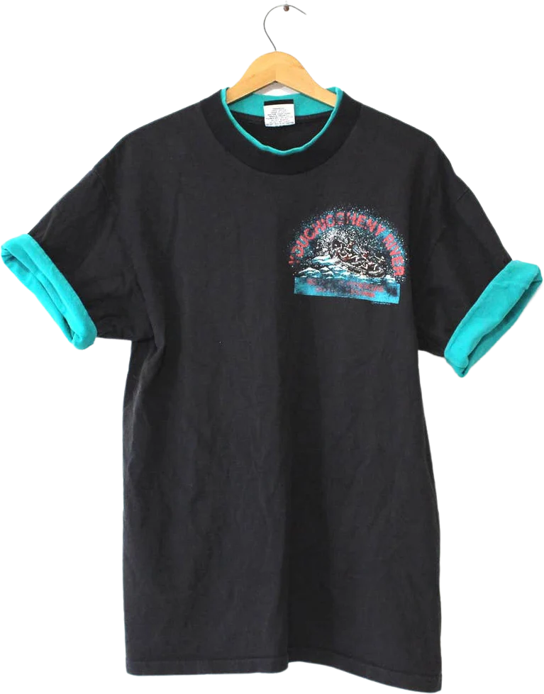 Vintage White Water Rafting Youghiogheny River T-Shirt Large by Signal