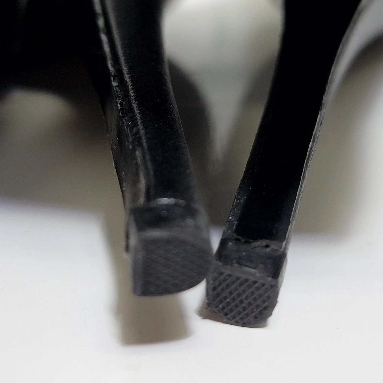90s Black Ultra High Stiletto Fetish Heels Ankle Strap By  Wild Pair  - Image 10