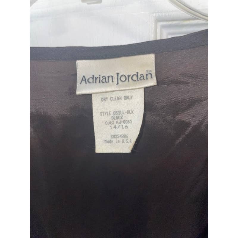 Vintage Womens Vest Sz 14-16 Euc by Adrian Jordan - Image 2