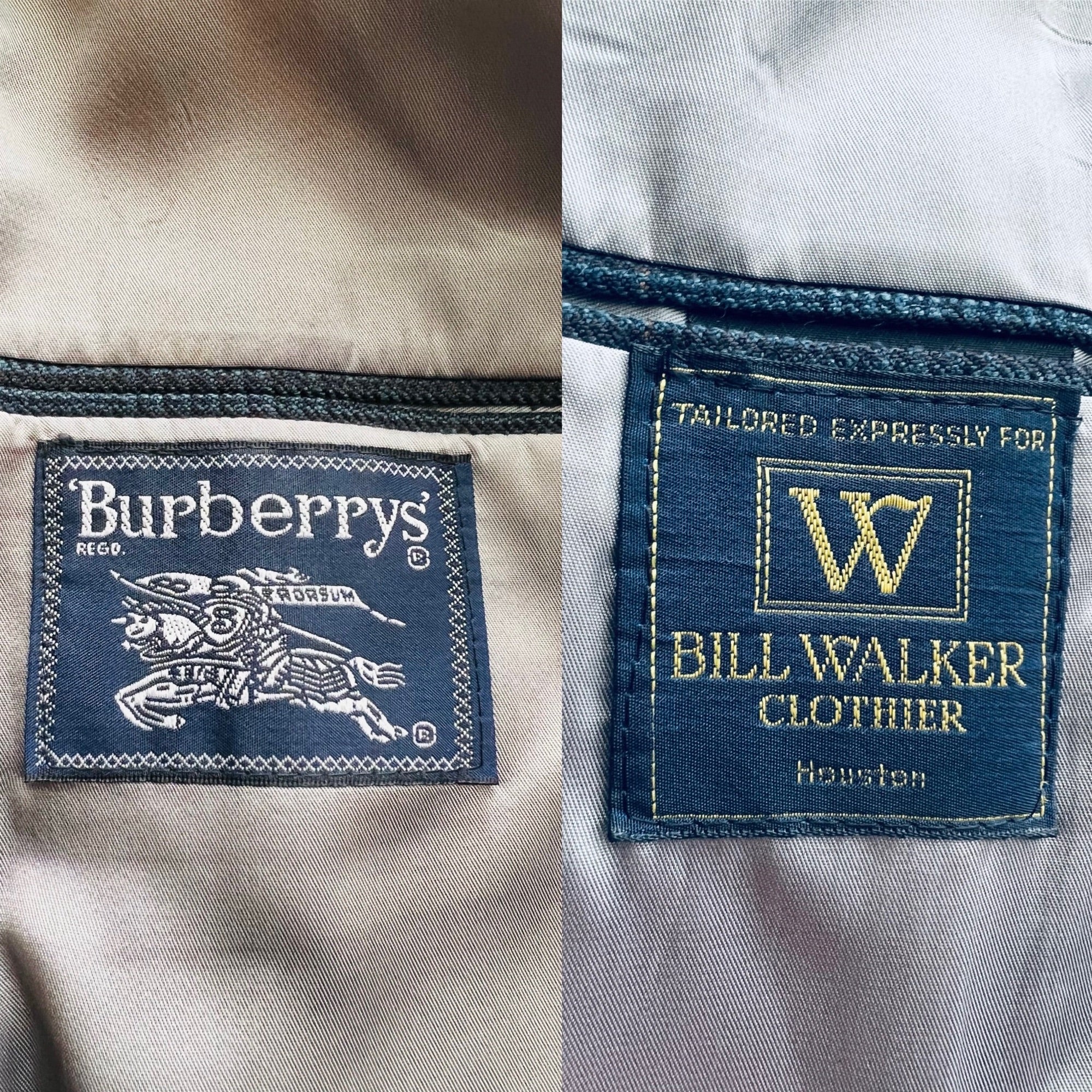 Vintage Wool Blazer Tailored by Bill Walker Designs Union Made In Usa by Burberrys - Image 10