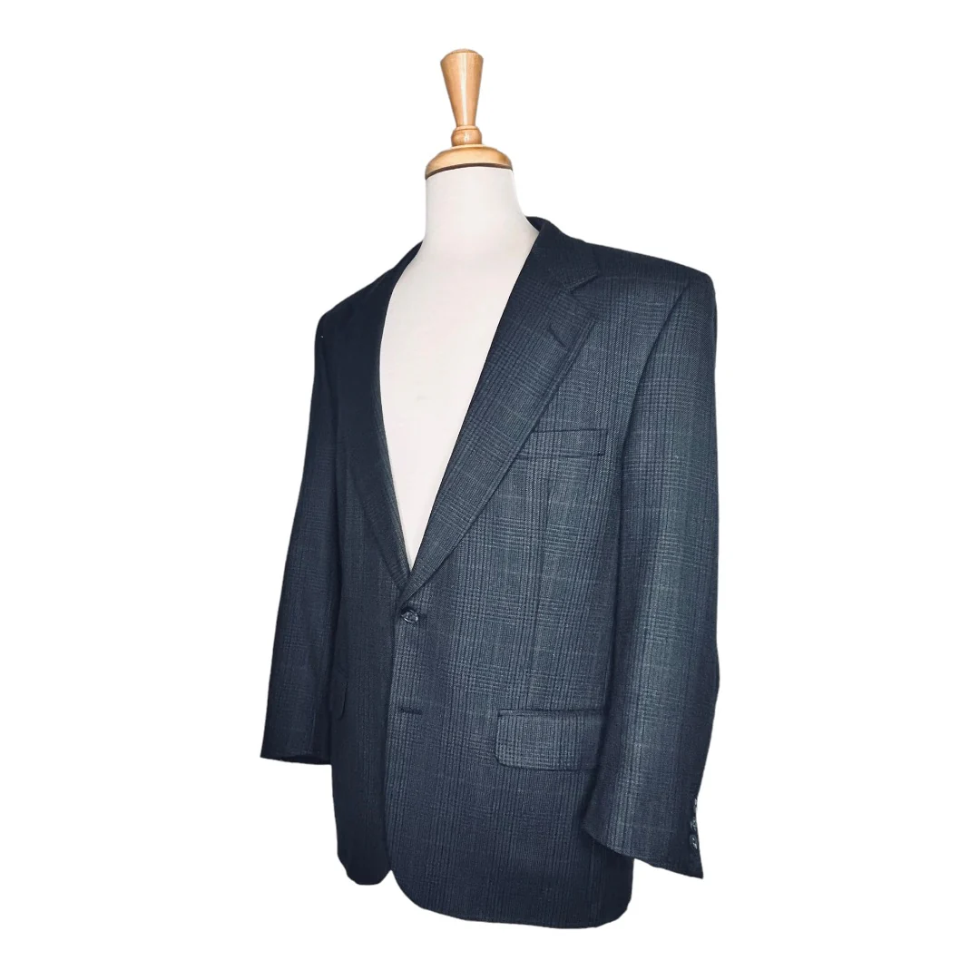 Vintage Wool Blazer Tailored by Bill Walker Designs Union Made In Usa by Burberrys - Image 6