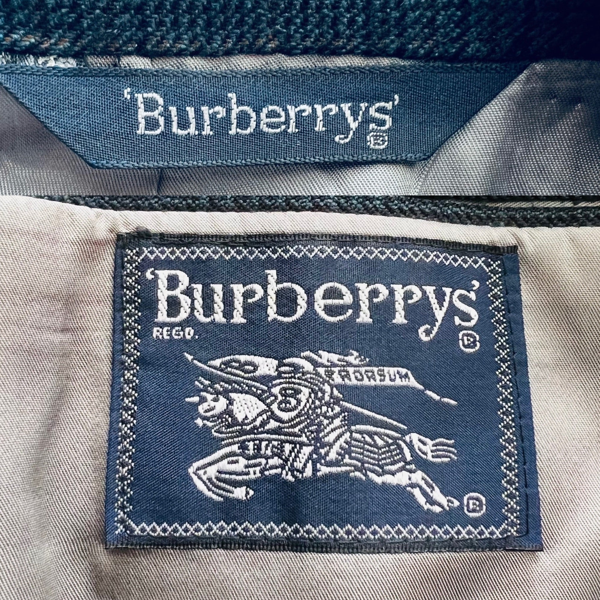 Vintage Wool Blazer Tailored by Bill Walker Designs Union Made In Usa by Burberrys - Image 9