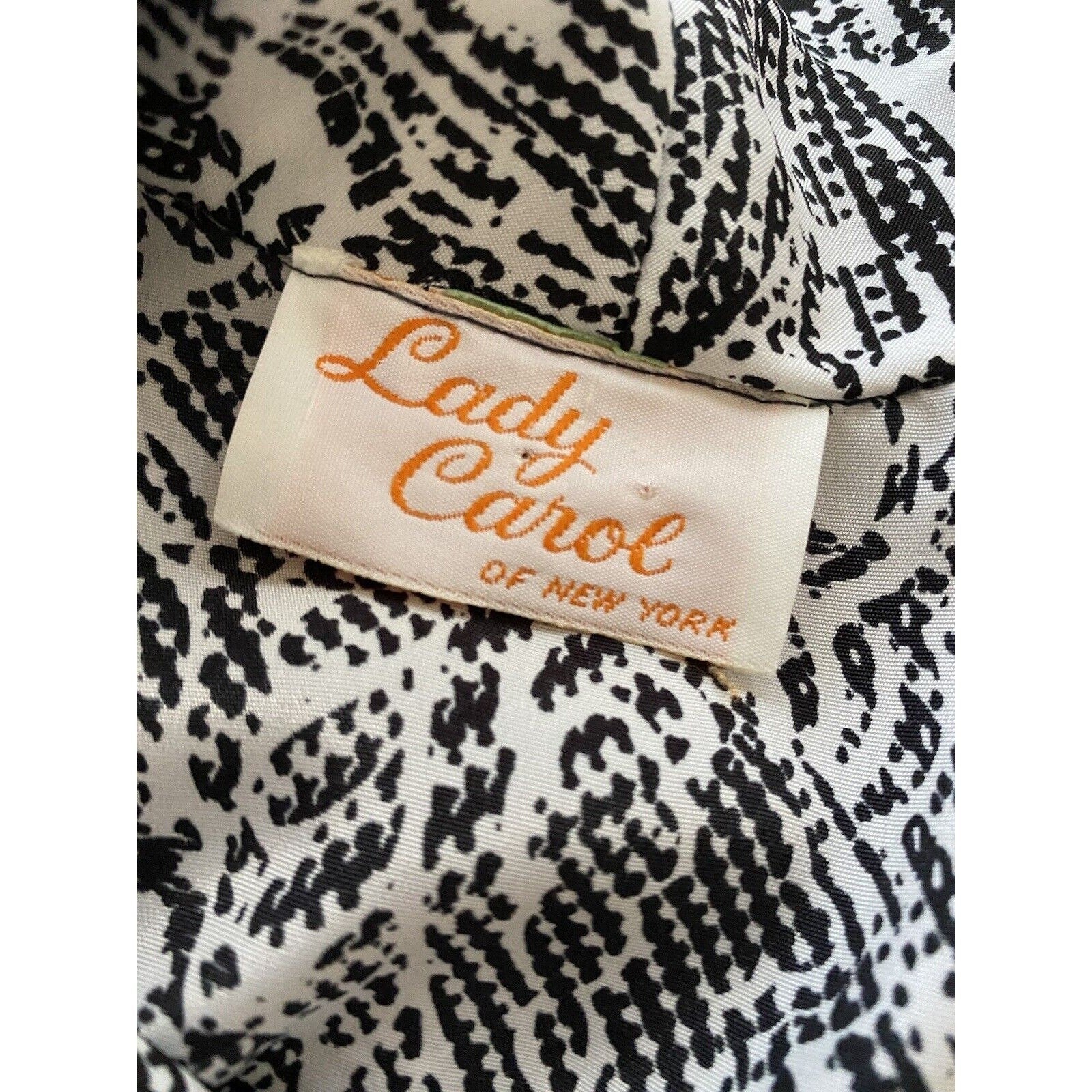Vintage Wrap Dress Lady Carol Midi Secretary Shoulder Pads Pleated L 80s by Lady Carol - Image 5