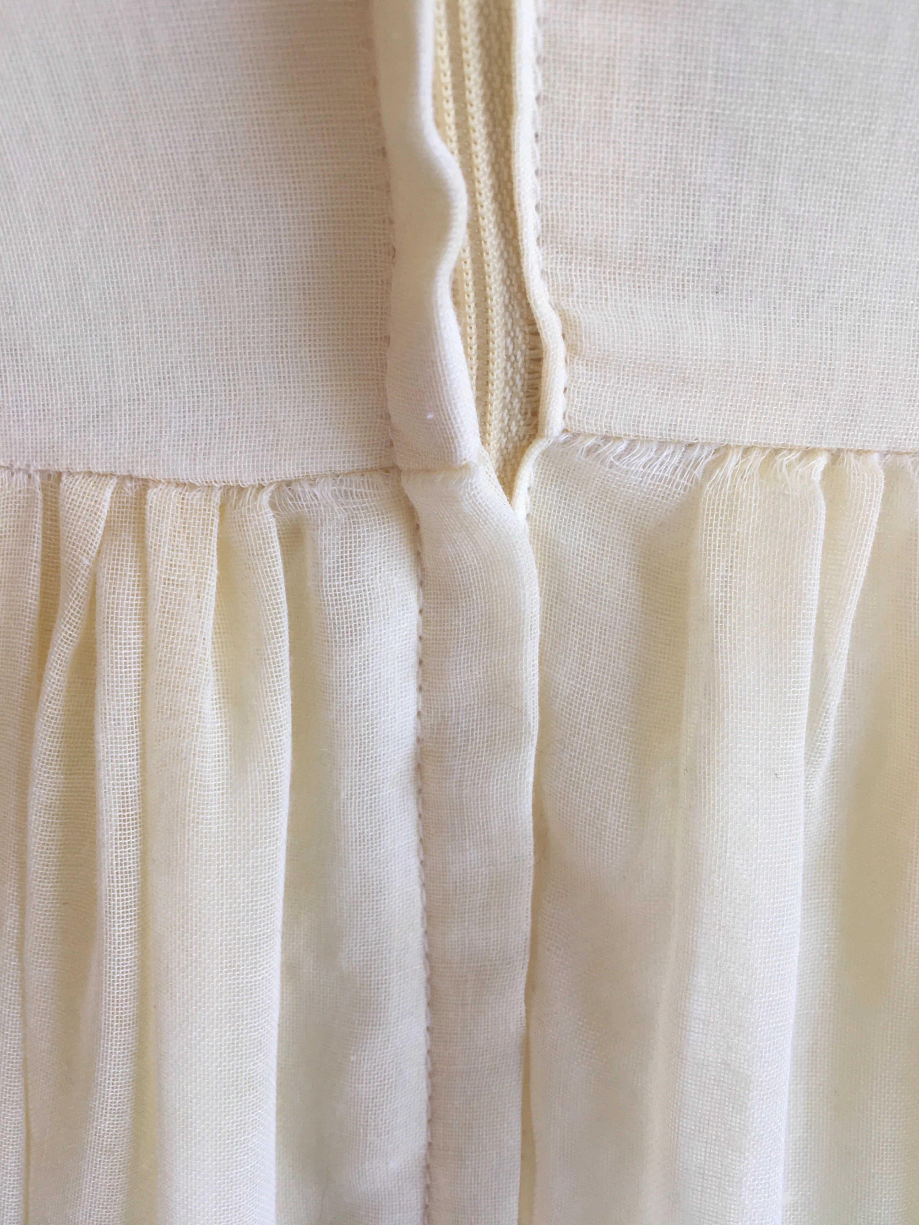 70’s Yellow Lace Gunne Sax Prairie Dress by Gunne Sax - Image 6