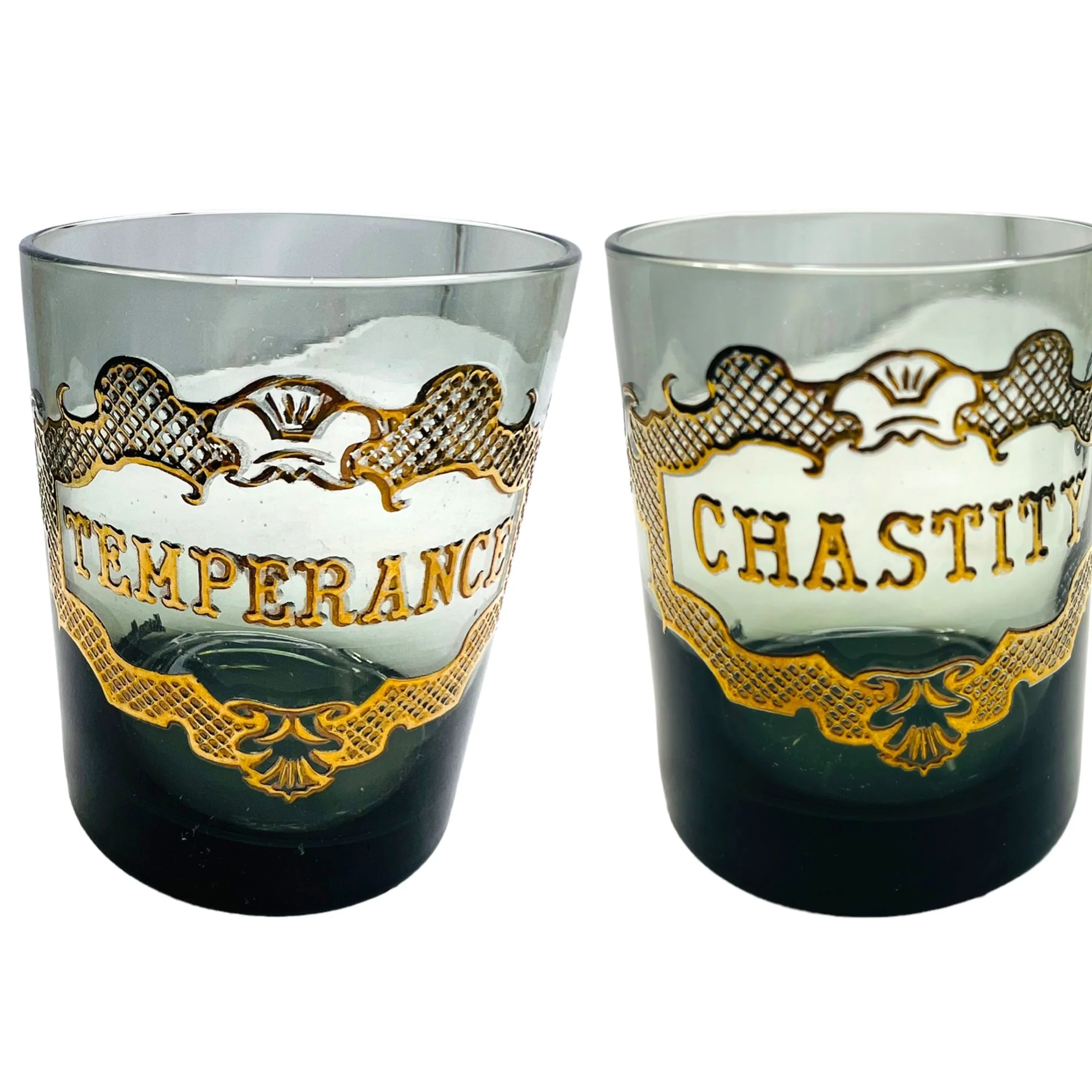 Virtues Low Ball Bar Glasses Set of 6 by Neiman Marcus - Image 8