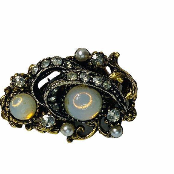 Vntg Signed Art Clip On Earrings by Arthur Pepper by Arthur Pepper Art C - Image 4