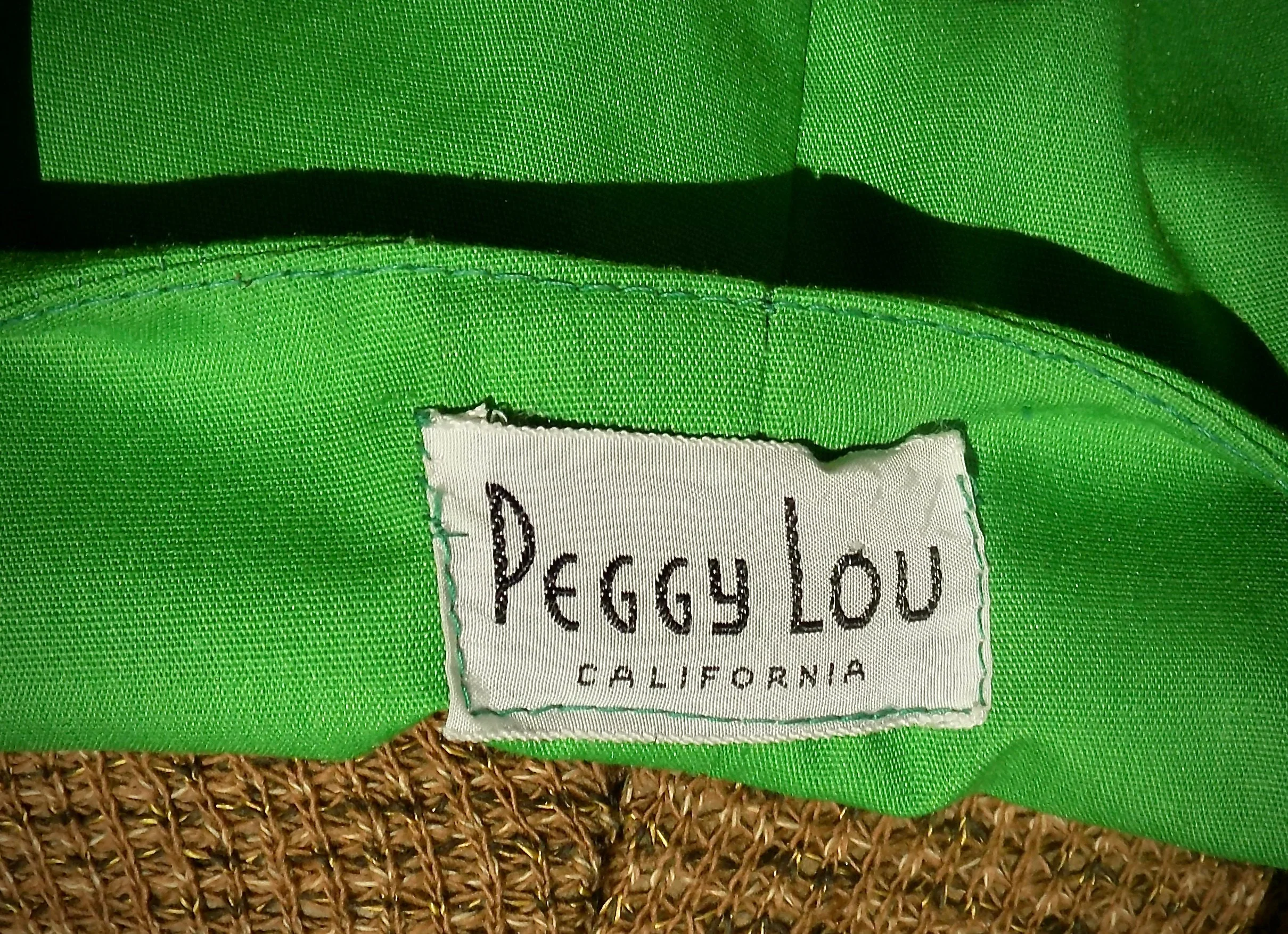 Volup 1966 Green Groovy Shift Dress by Peggy Lou of California - Image 4