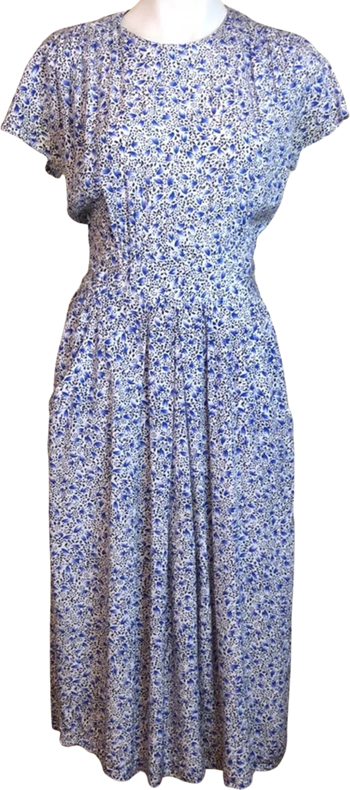 Vtg 80s 90s Golden Girls Graphic Sheath Dress Small Cottage Teacher Librarian by Karin Stevens