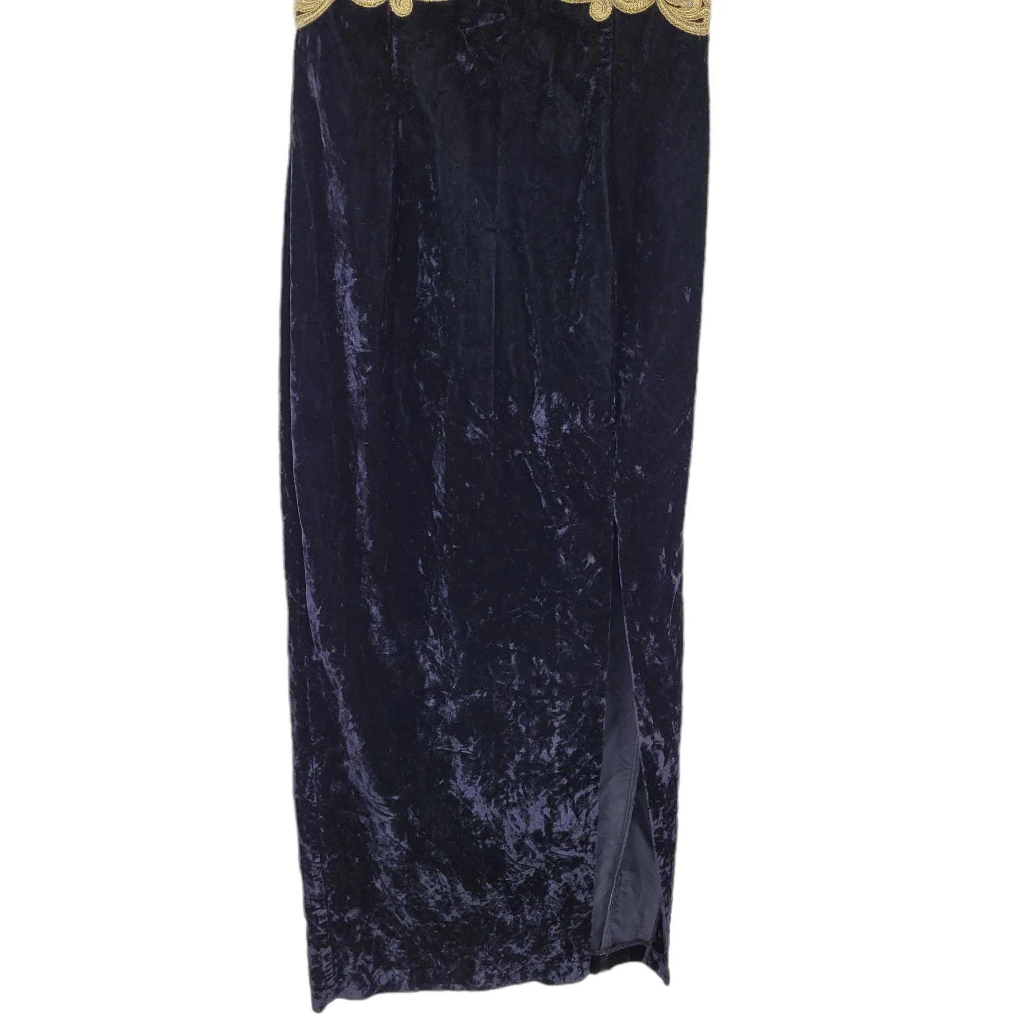 Vtg 80s Womens Jessica Mcclintock Gown Velvet S by  Jessica McClintock - Image 11