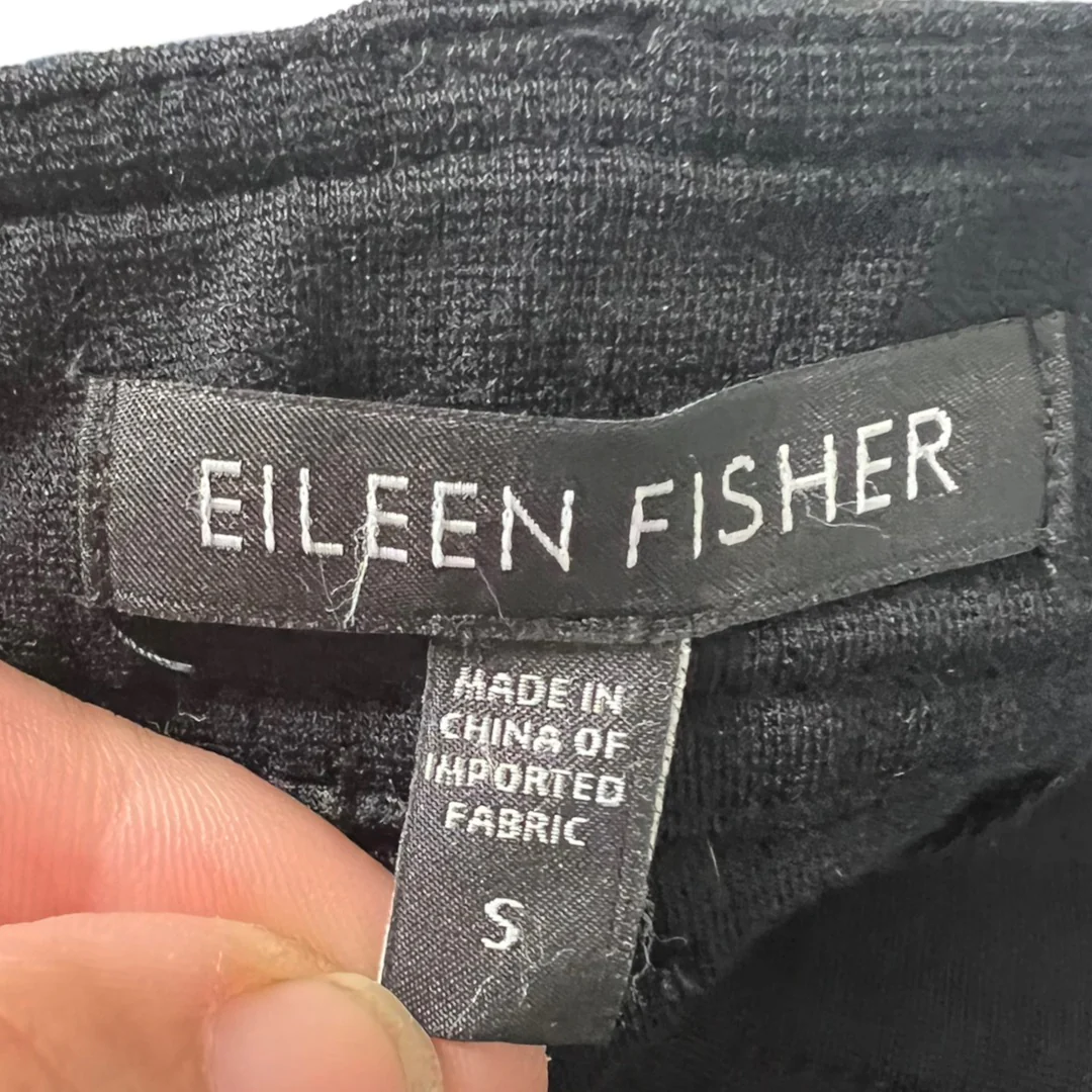 Washable Flex Ponte Pants Womens Black Size Small by Eileen Fisher - Image 10