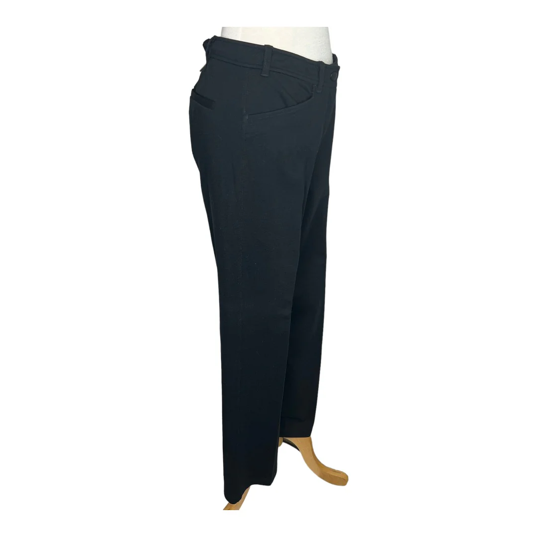Washable Flex Ponte Pants Womens Black Size Small by Eileen Fisher - Image 5