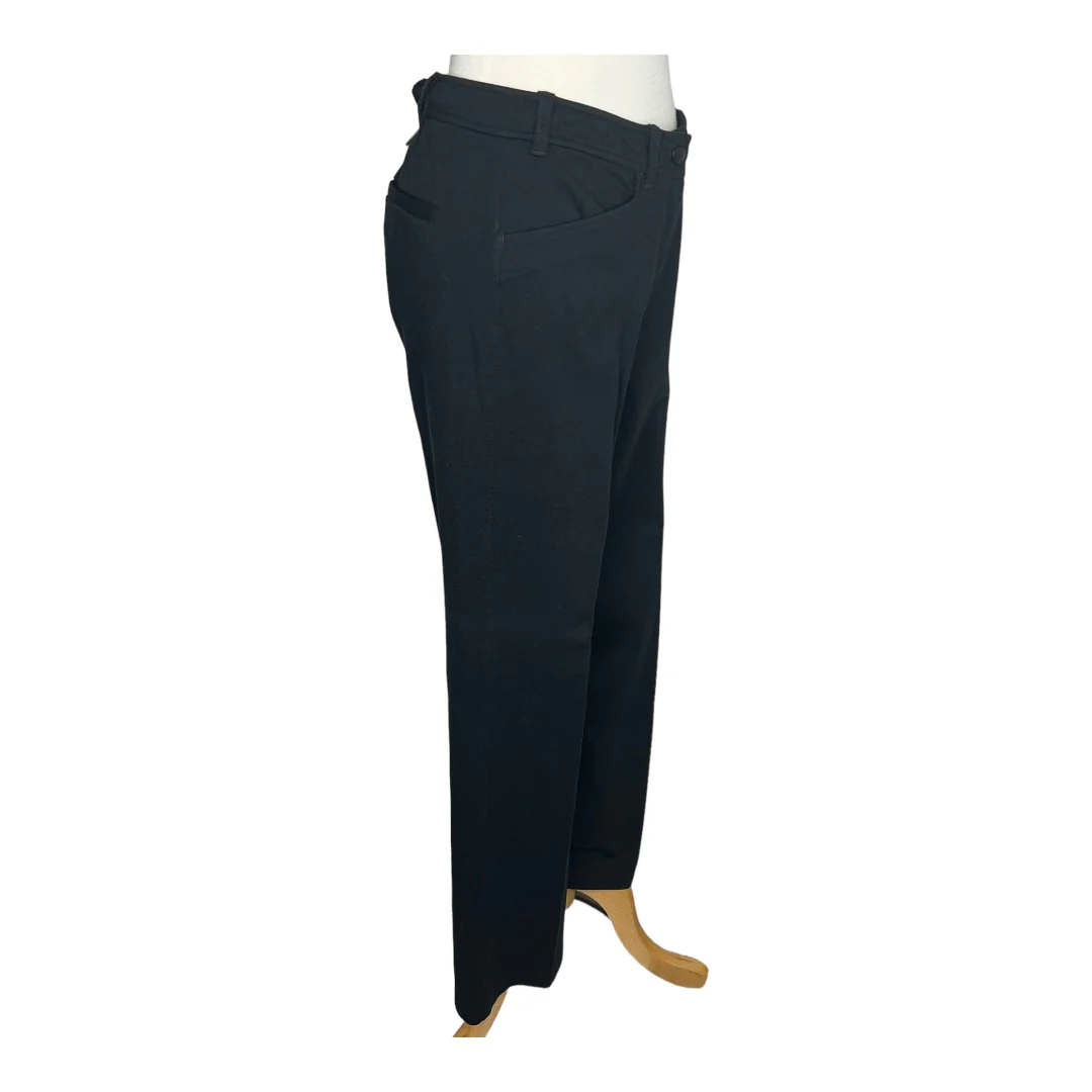 Washable Flex Ponte Pants Womens Black Size Small by Eileen Fisher - Image 6