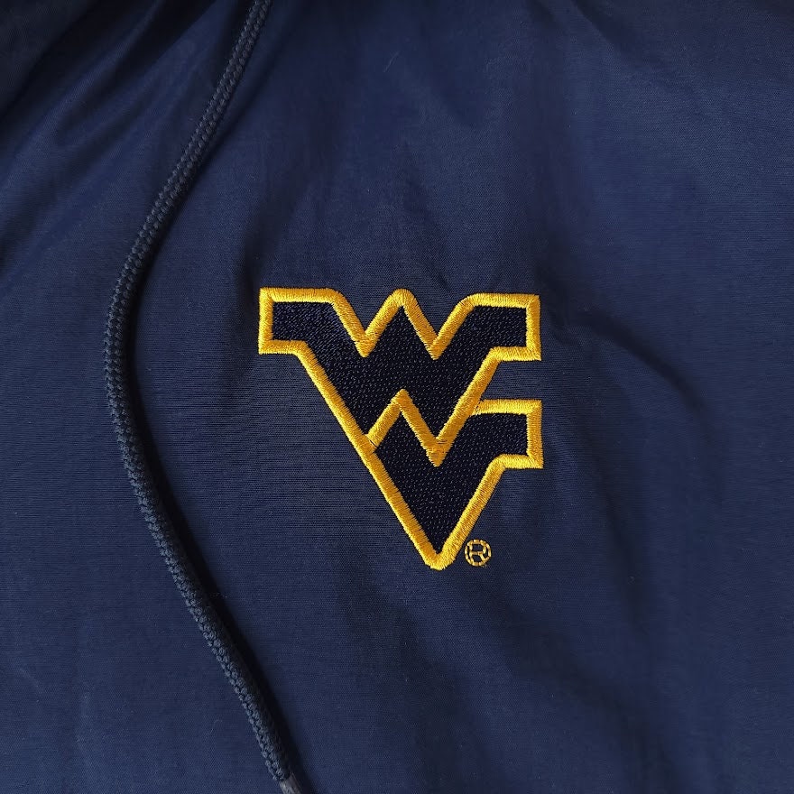 West Virginia Mountaineers Puffer Jacket Vintage 90s Ncaa University Mens Size Xl New - Image 3