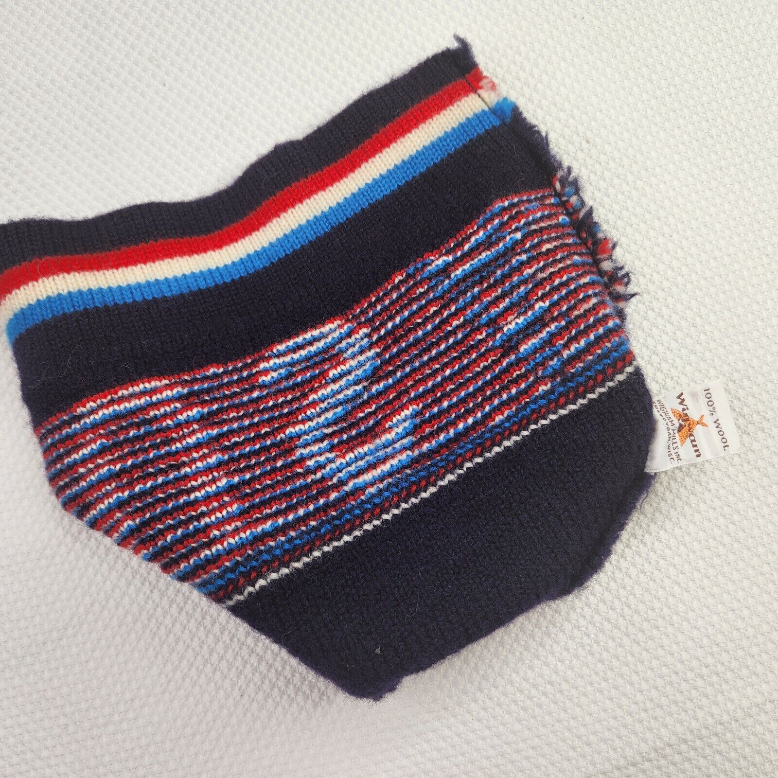 Wigwam Vintage Red White Blue Usa Beanie Cap Winter Ski Hat One Size by Wigwam - Image 2