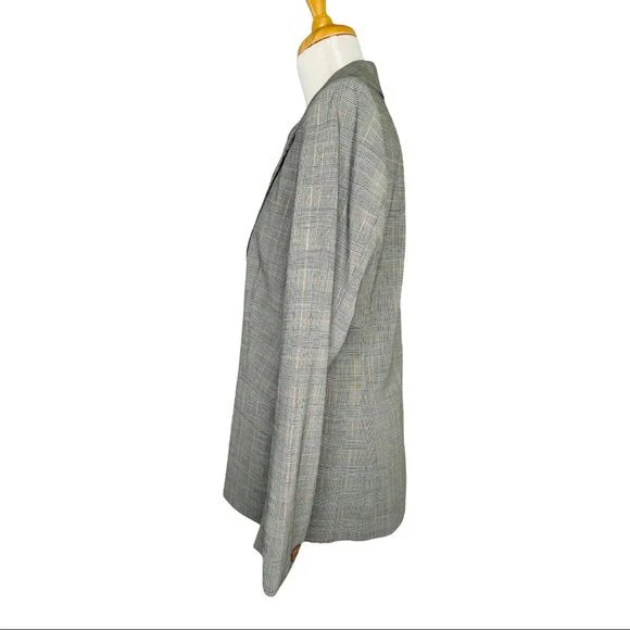Women’s Glen Plaid Wool Blazer by WEILL - Image 13