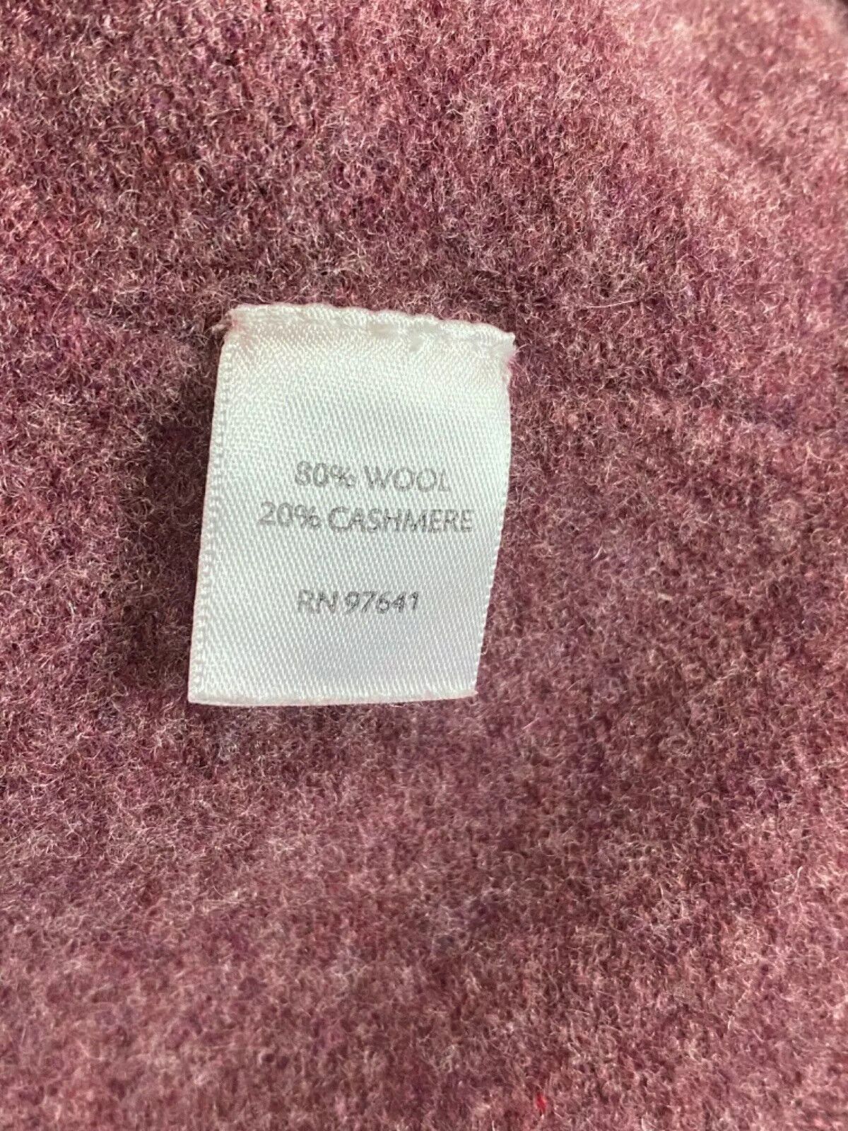 Women’s Italian Wool Cashmere Sweater Dress Small Raspberry Tunic by J Jill - Image 7