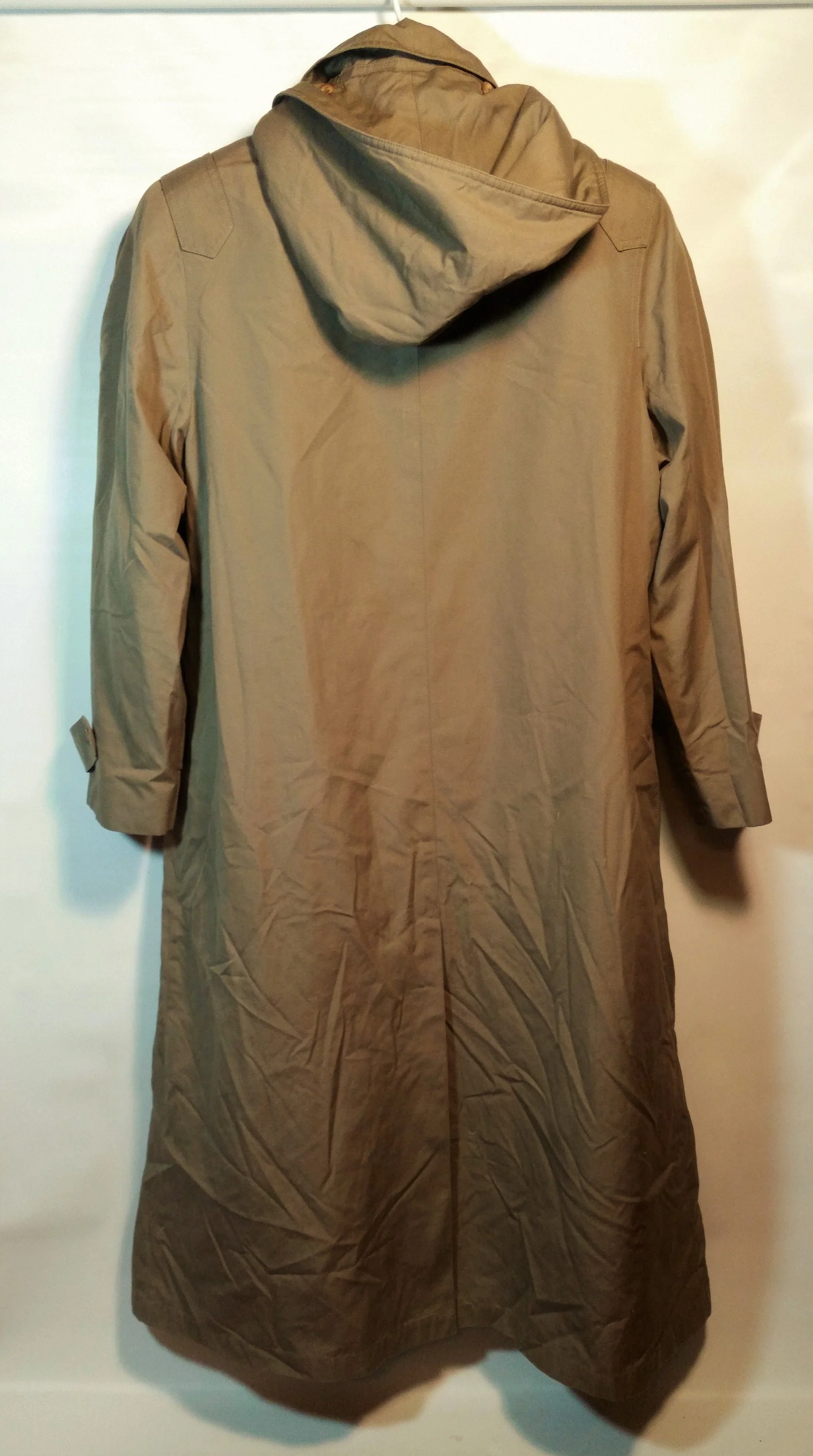 Women's 80s London Towne by Hooded Trench Coat by London Fog - Image 8